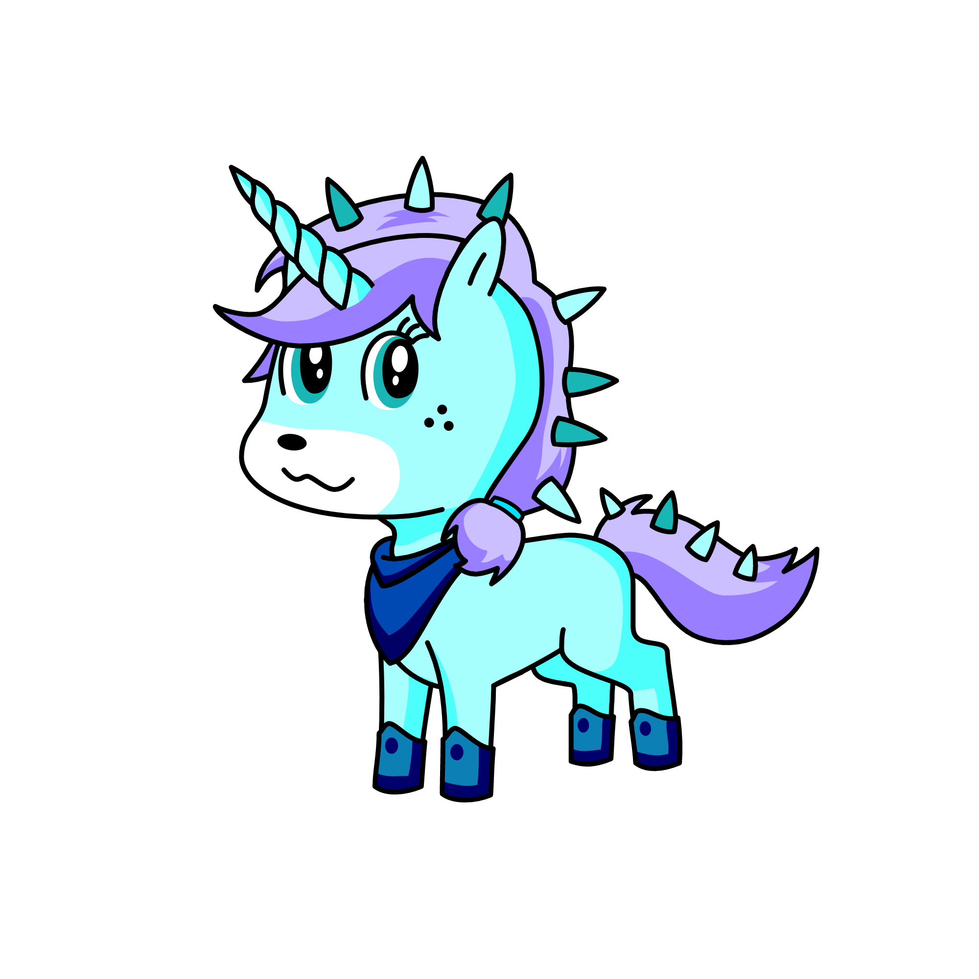 Winter, the unicorn