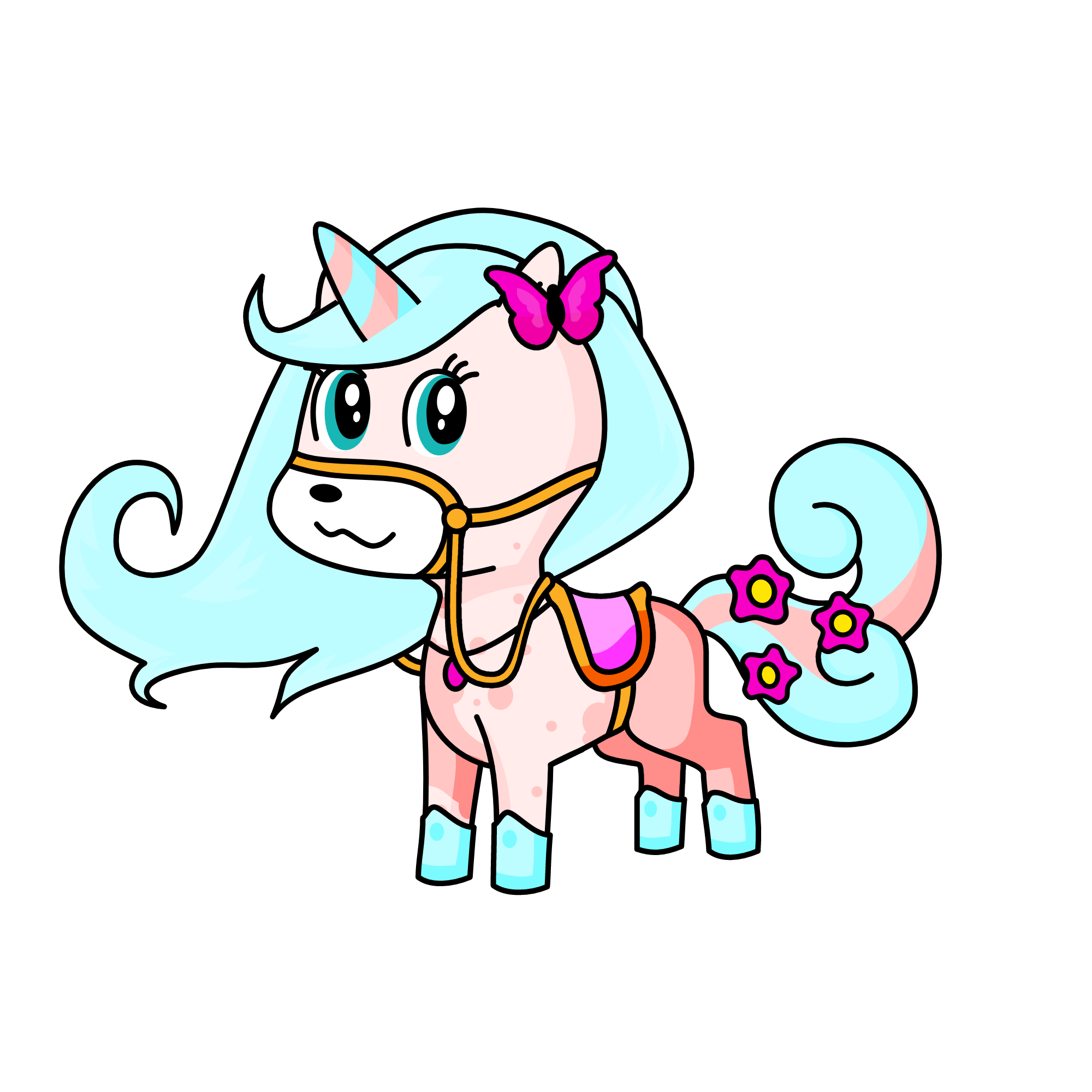 Ginger, the unicorn
