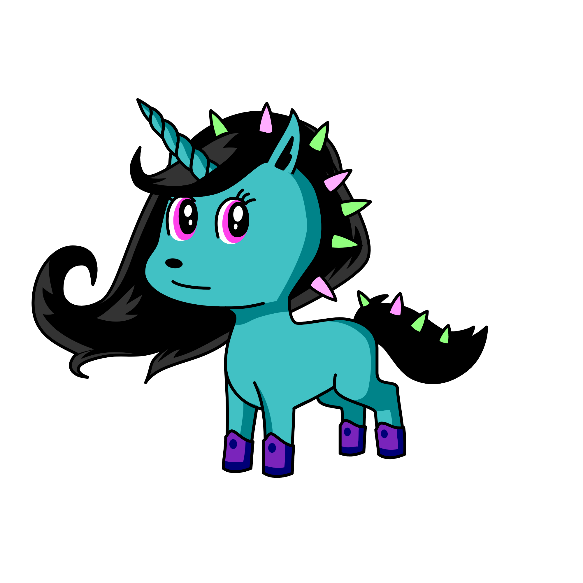 Addy, the unicorn