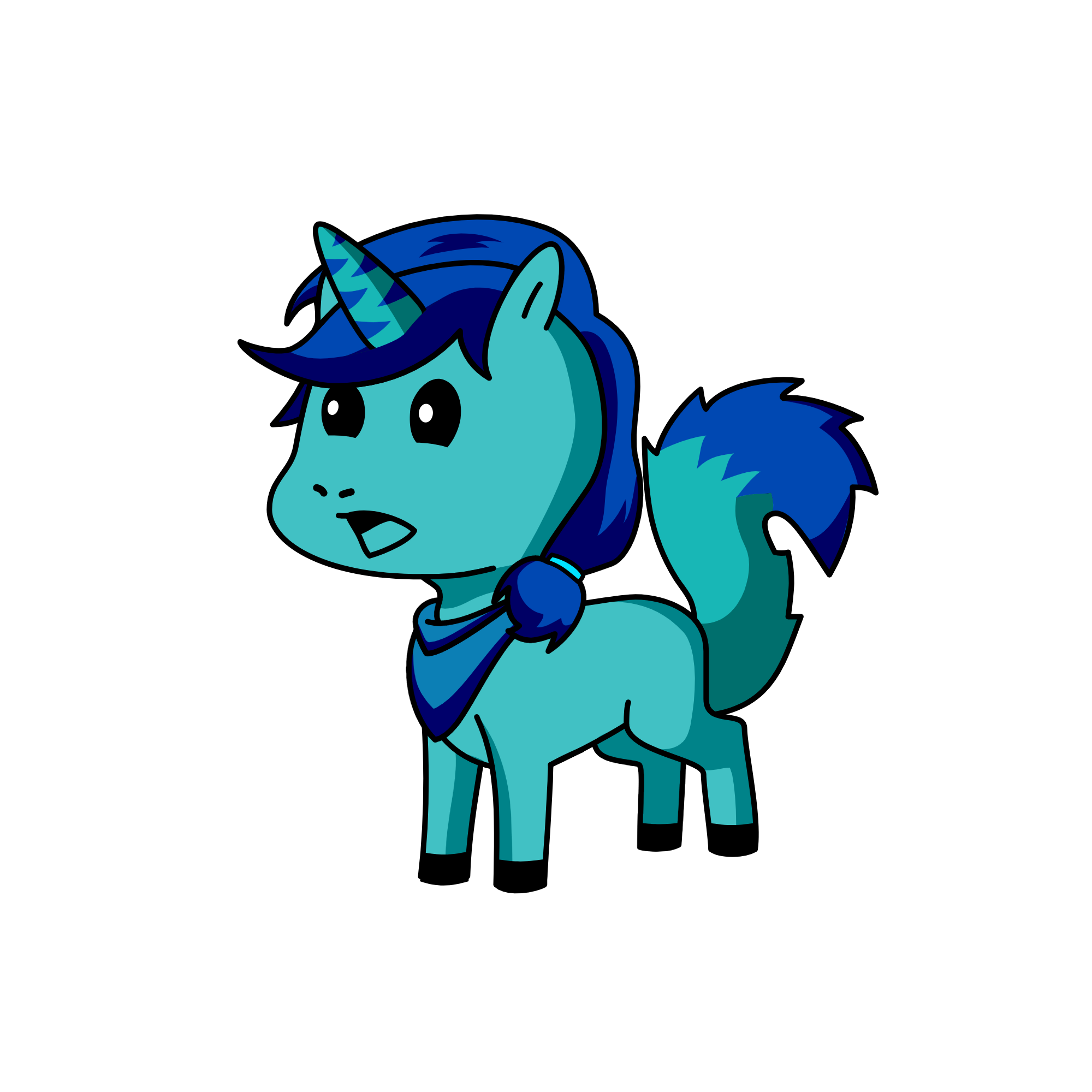 aqua, the unicorn