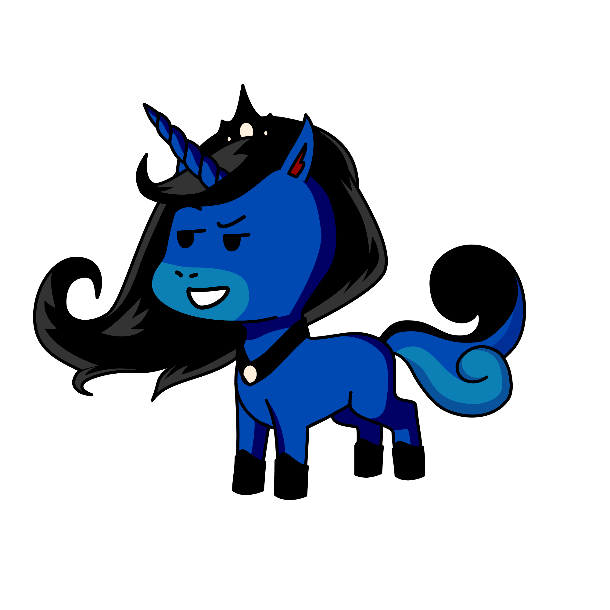 Princess Luna, the unicorn