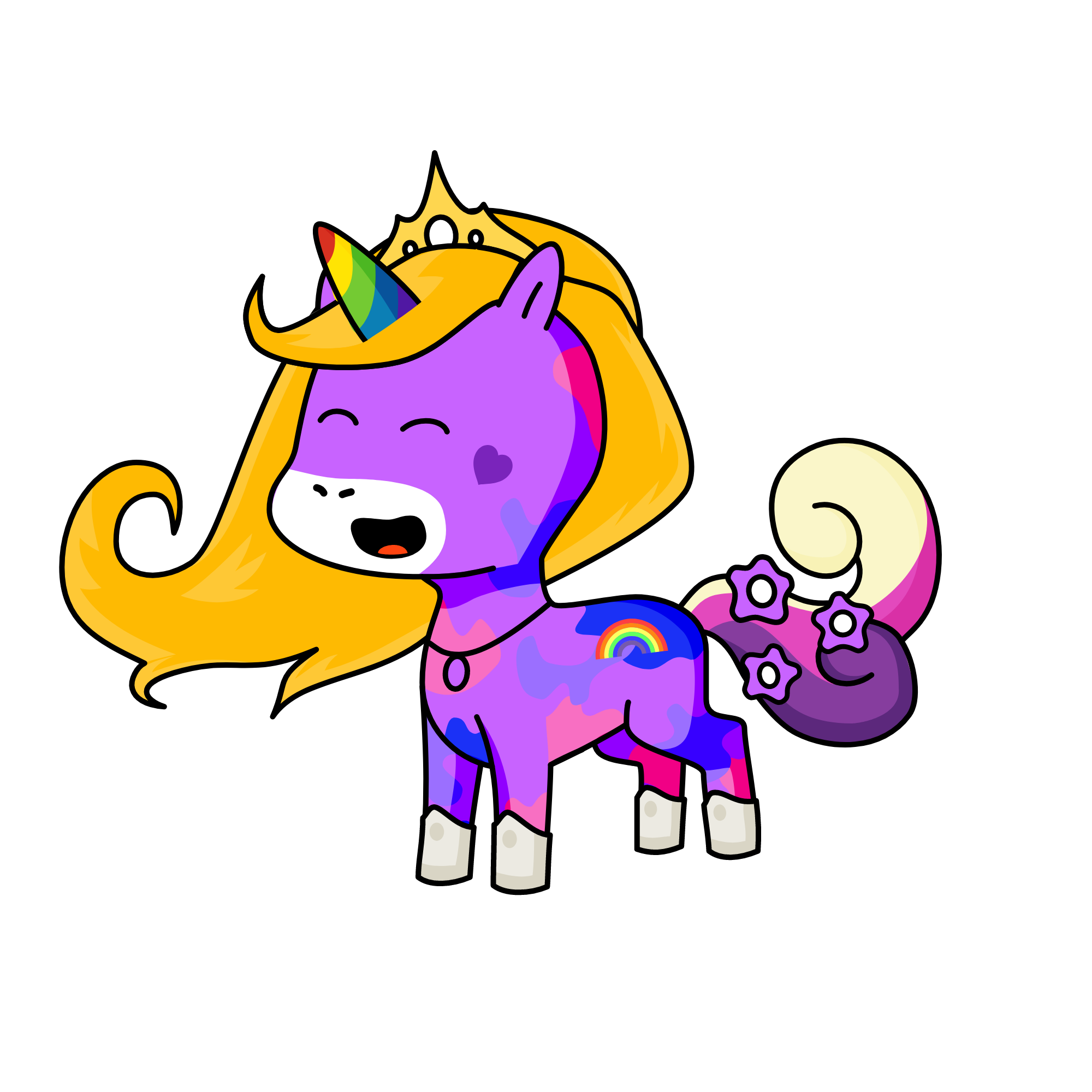 rrosita alcoiris, the unicorn