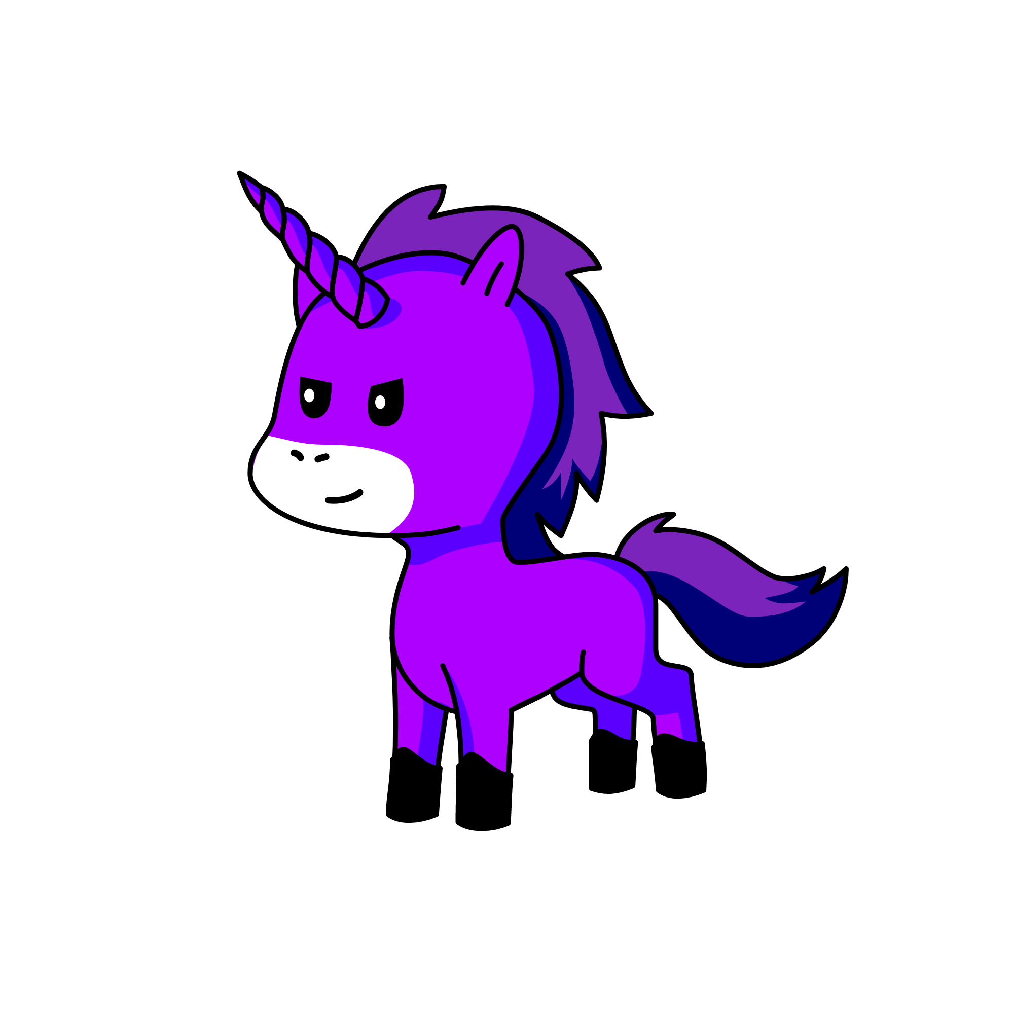 Purple Guy, the unicorn