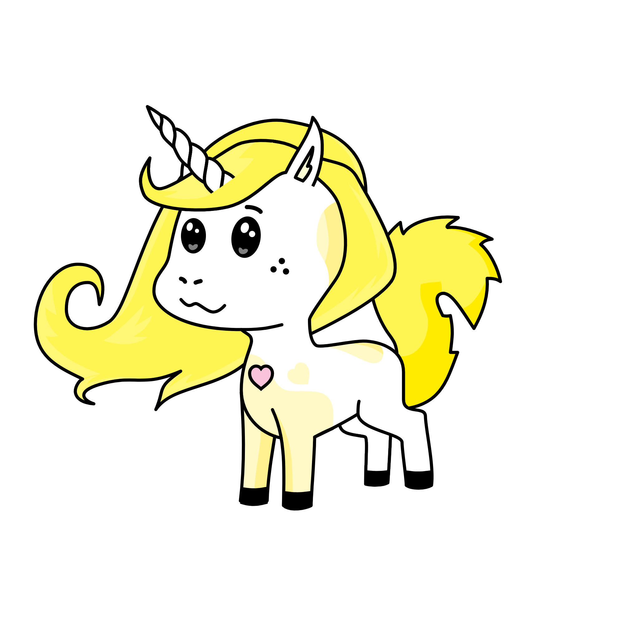 Dawn, the unicorn