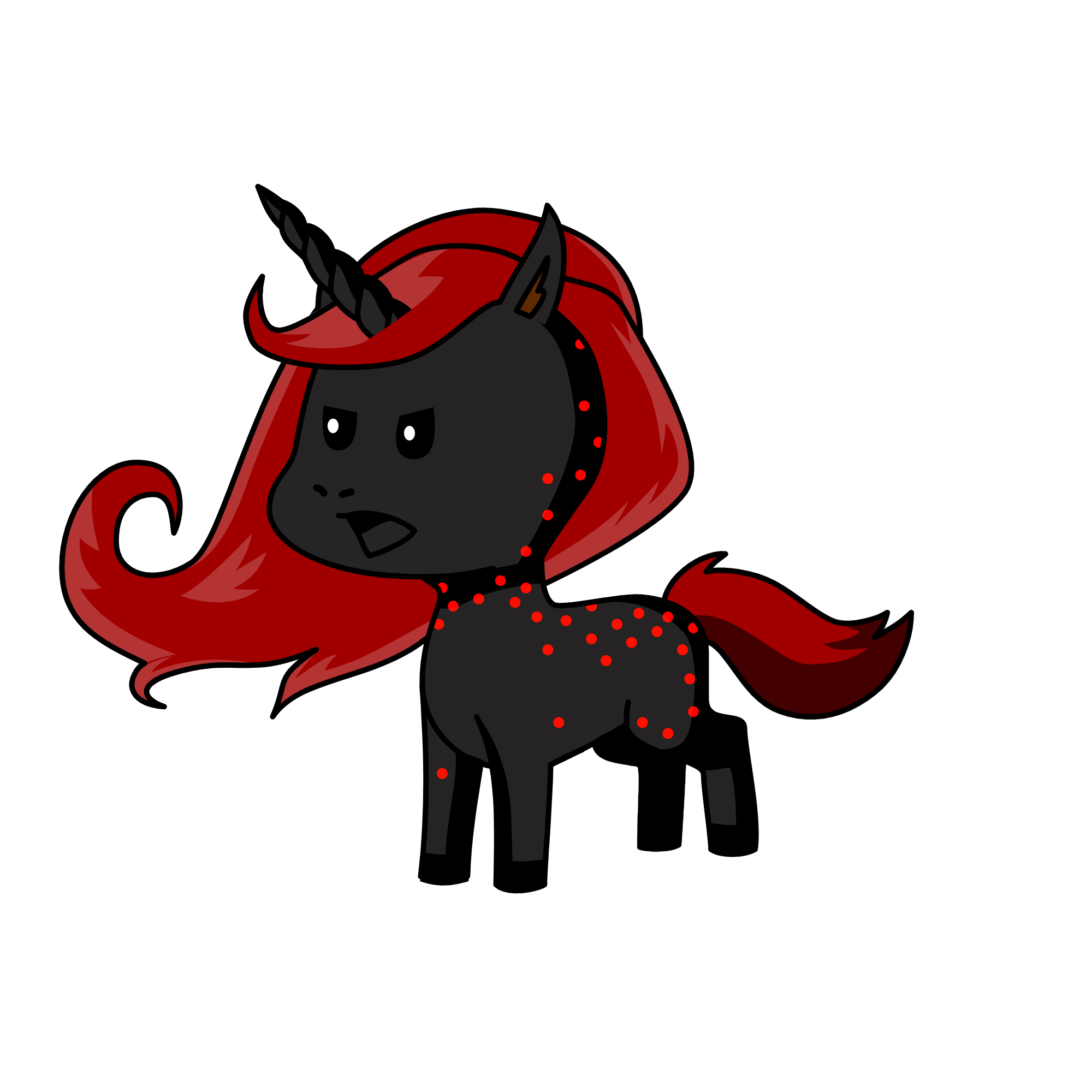 Dusk, the unicorn