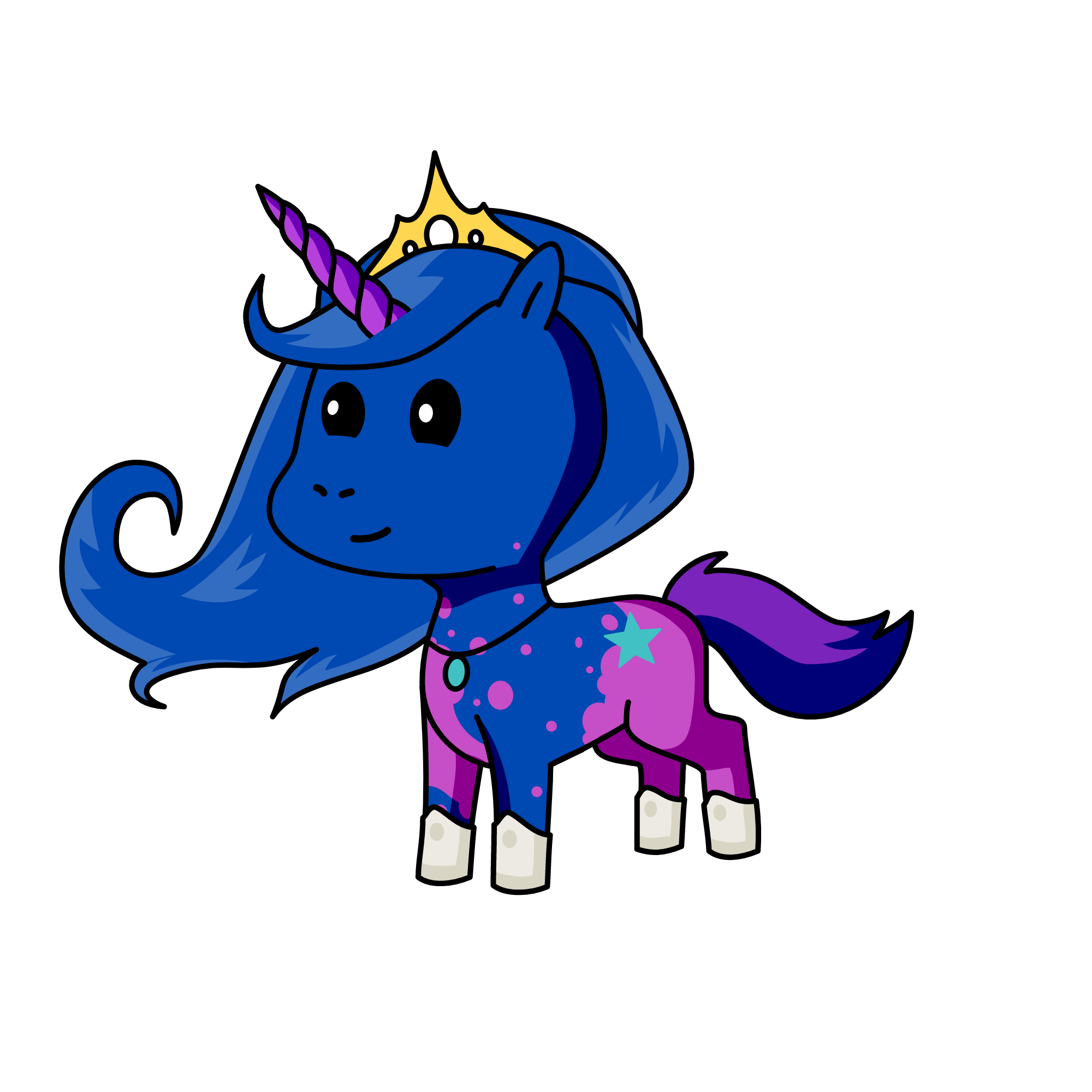 Midnight Moon, the unicorn