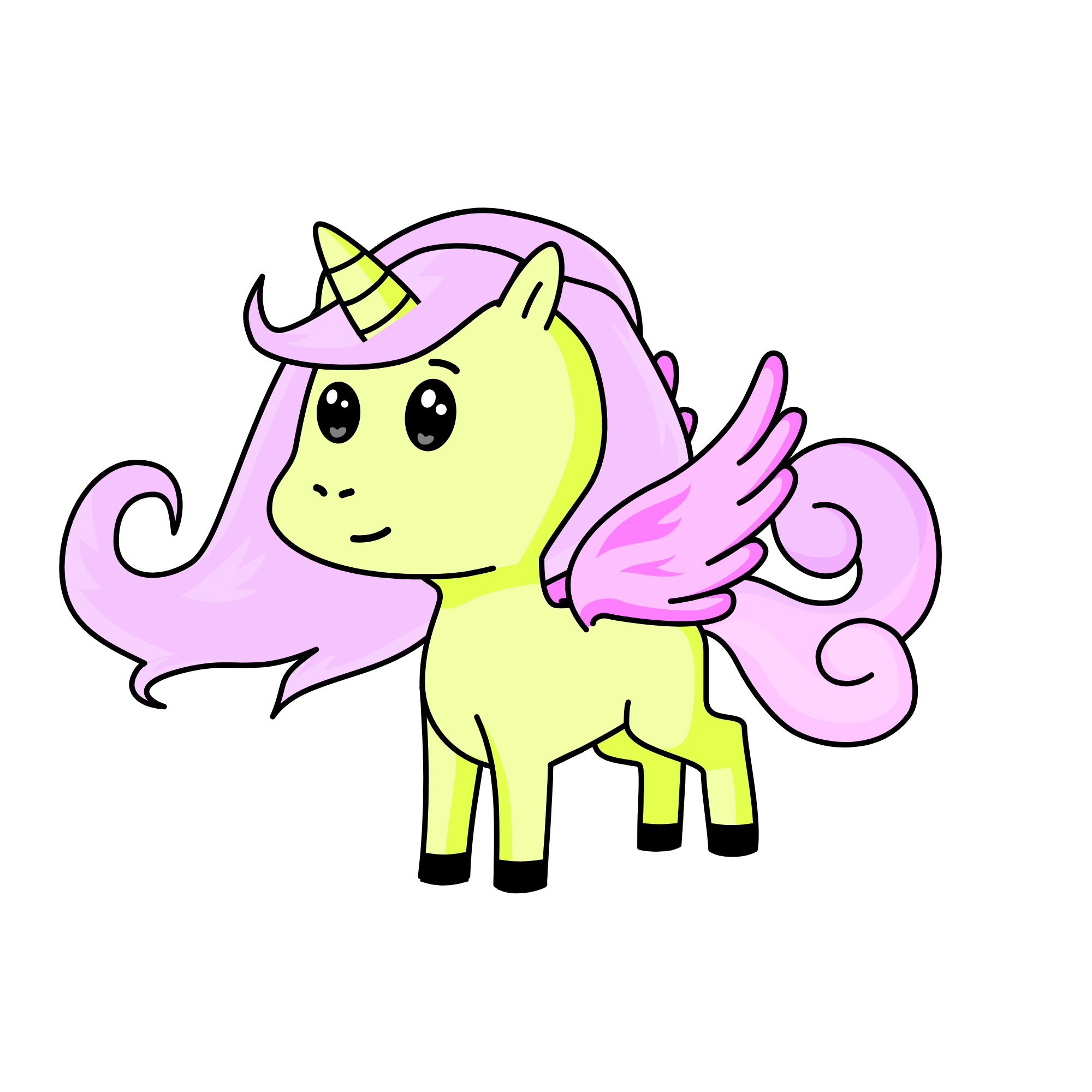 Fluttershy, the unicorn