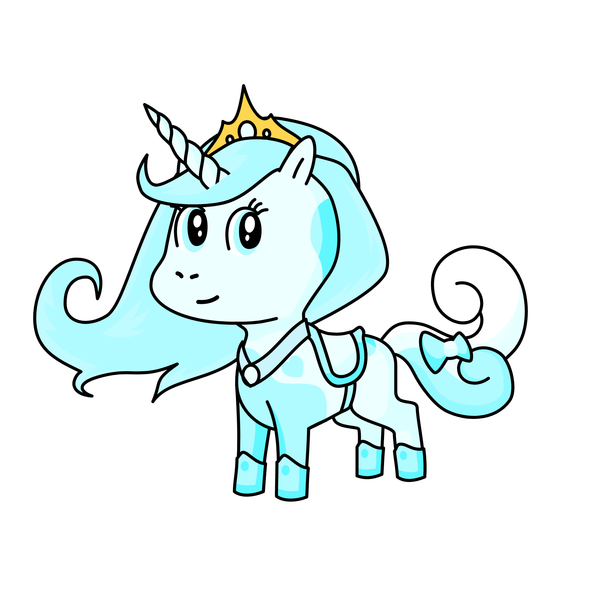 Snow, the unicorn