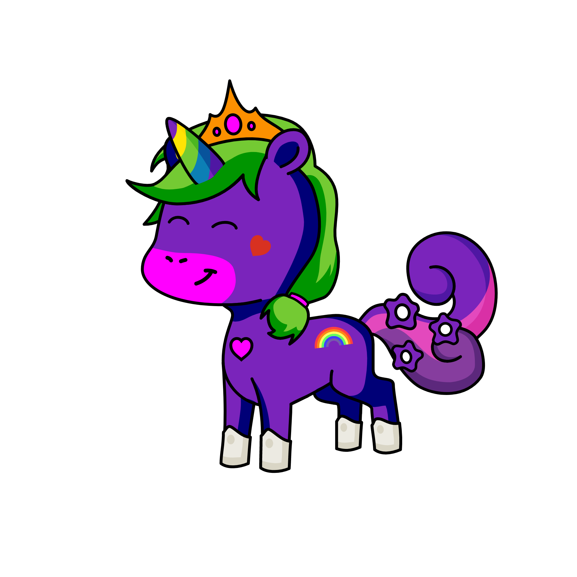 My Little Unicorn, the unicorn