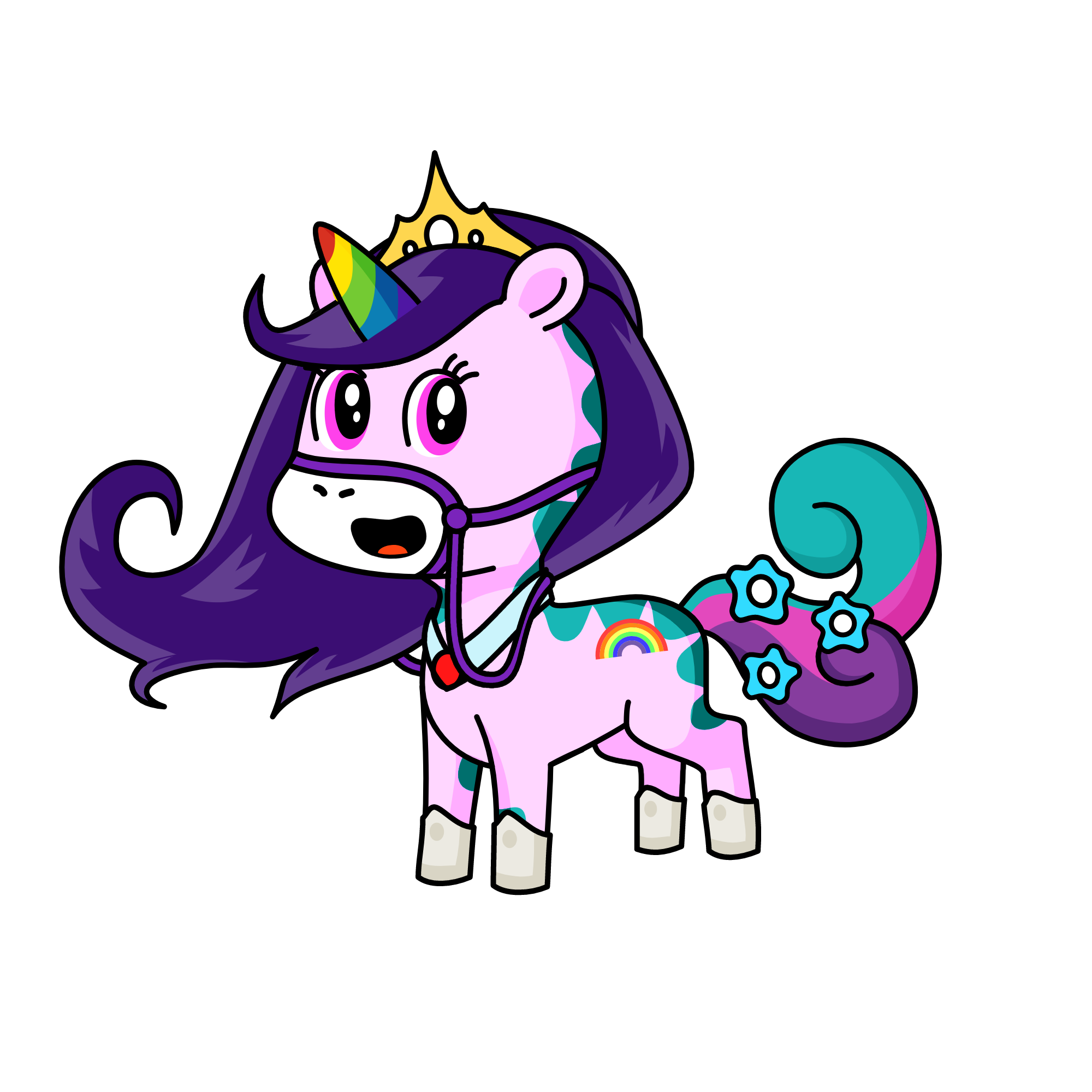 happy the unicorn, the unicorn