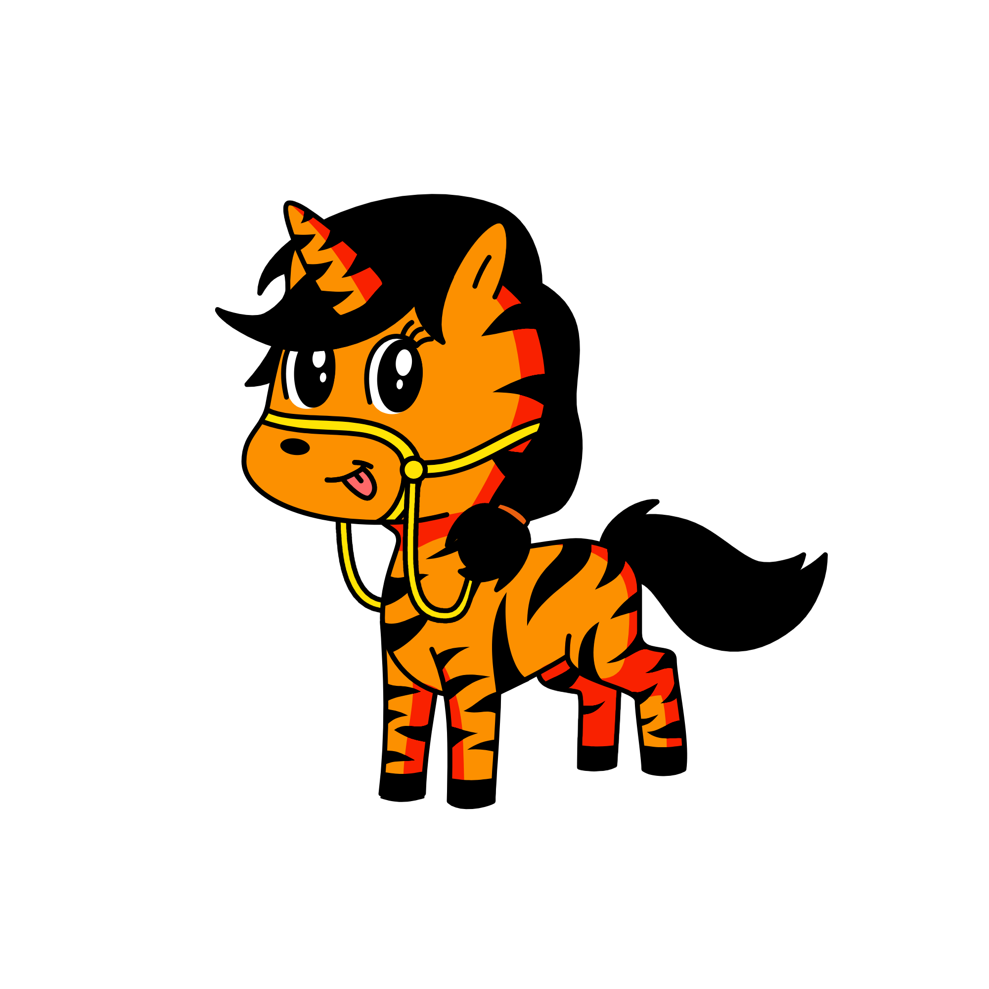 tiger, the unicorn