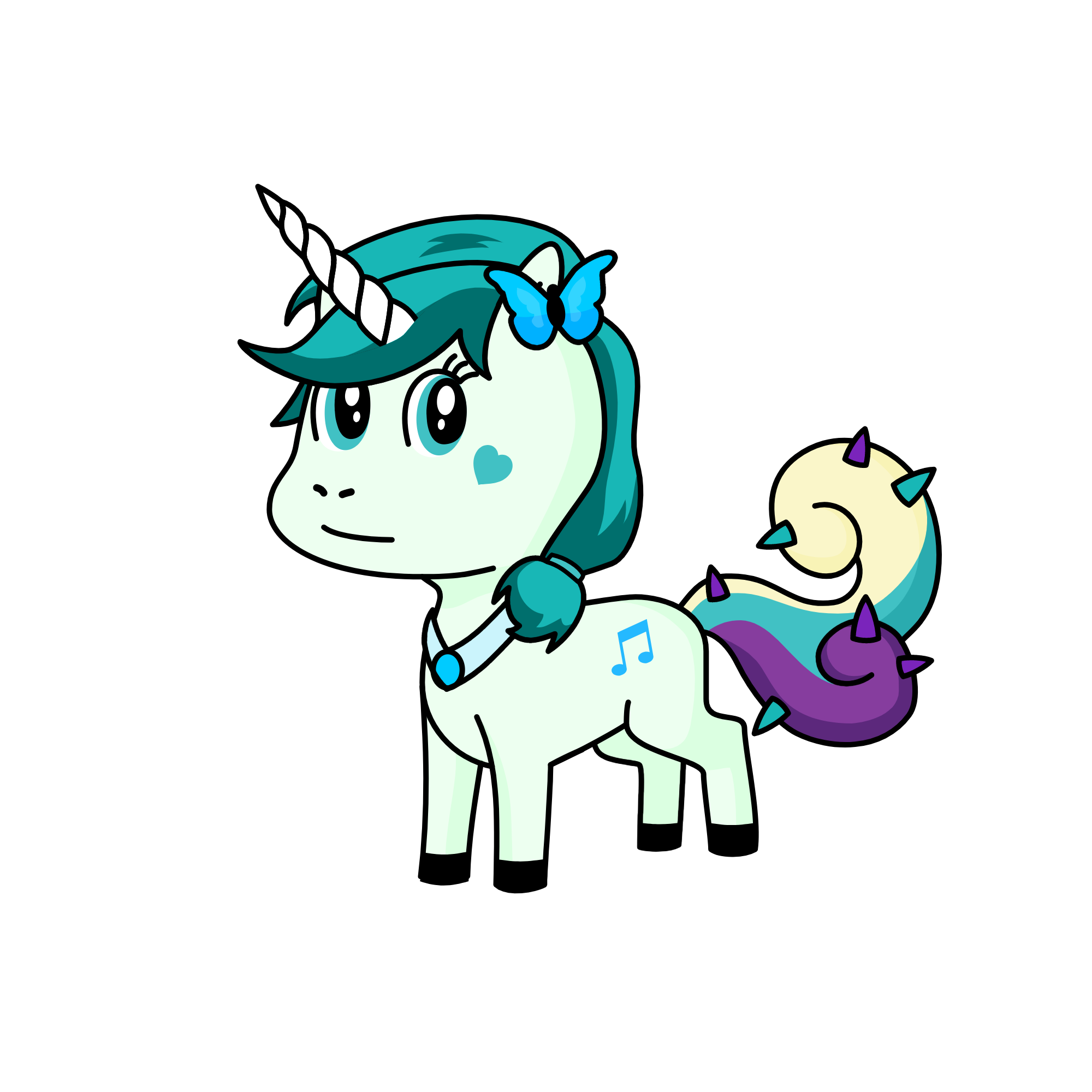 Pringle, the unicorn