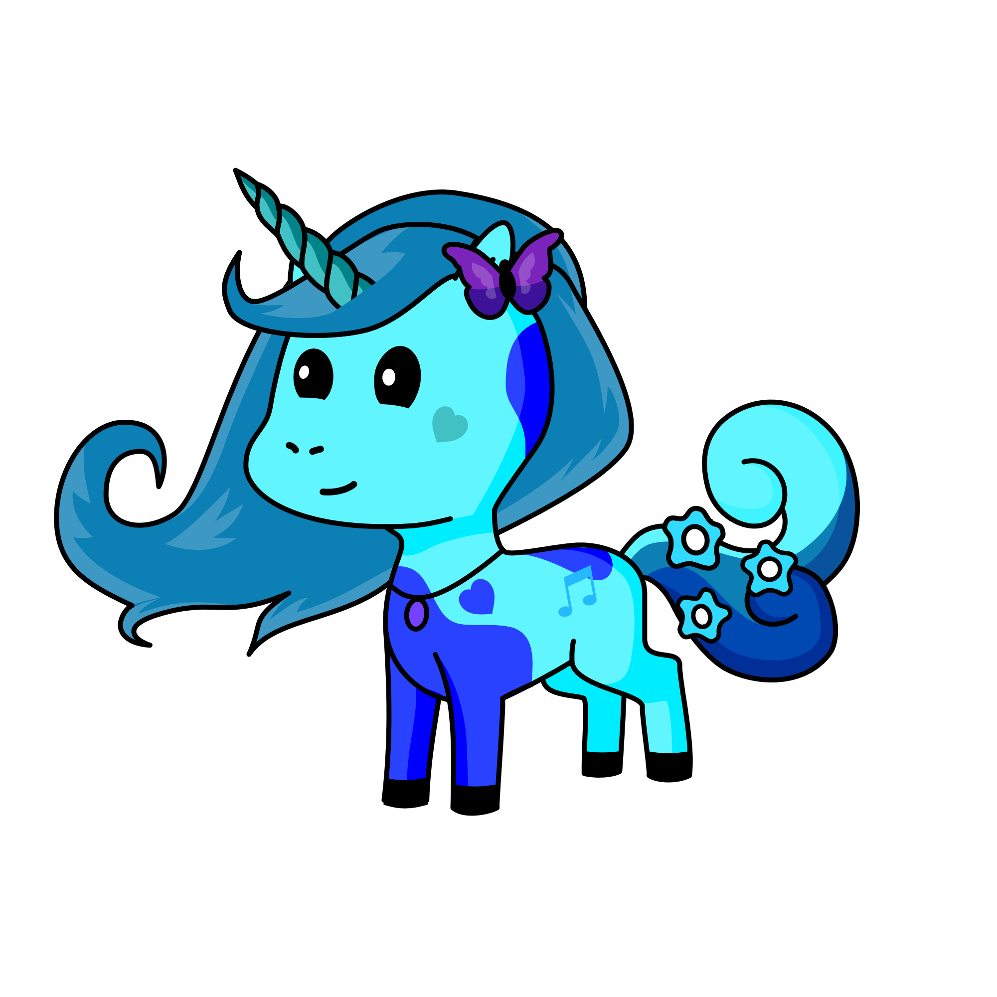 Melodie, the unicorn