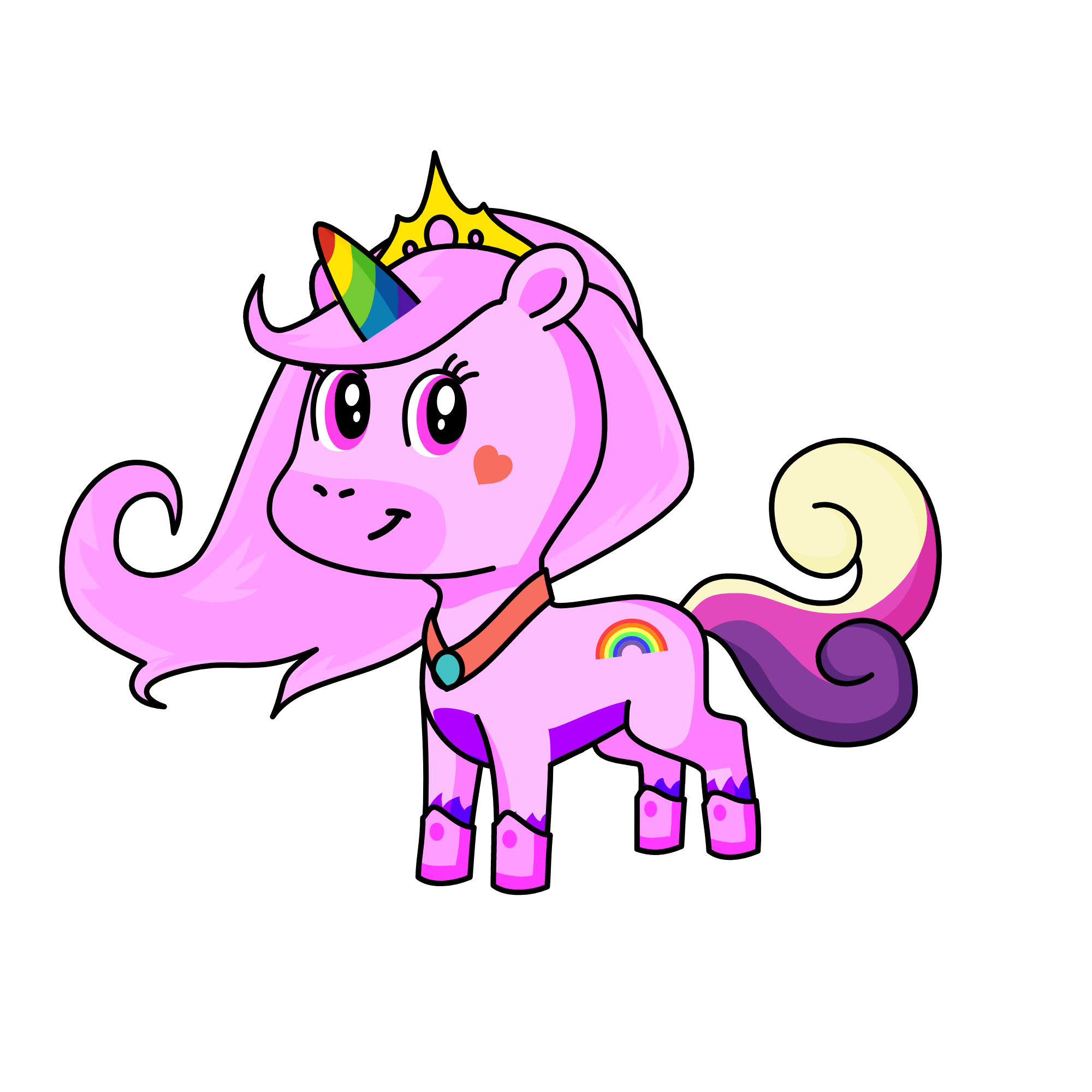 شلی, the unicorn