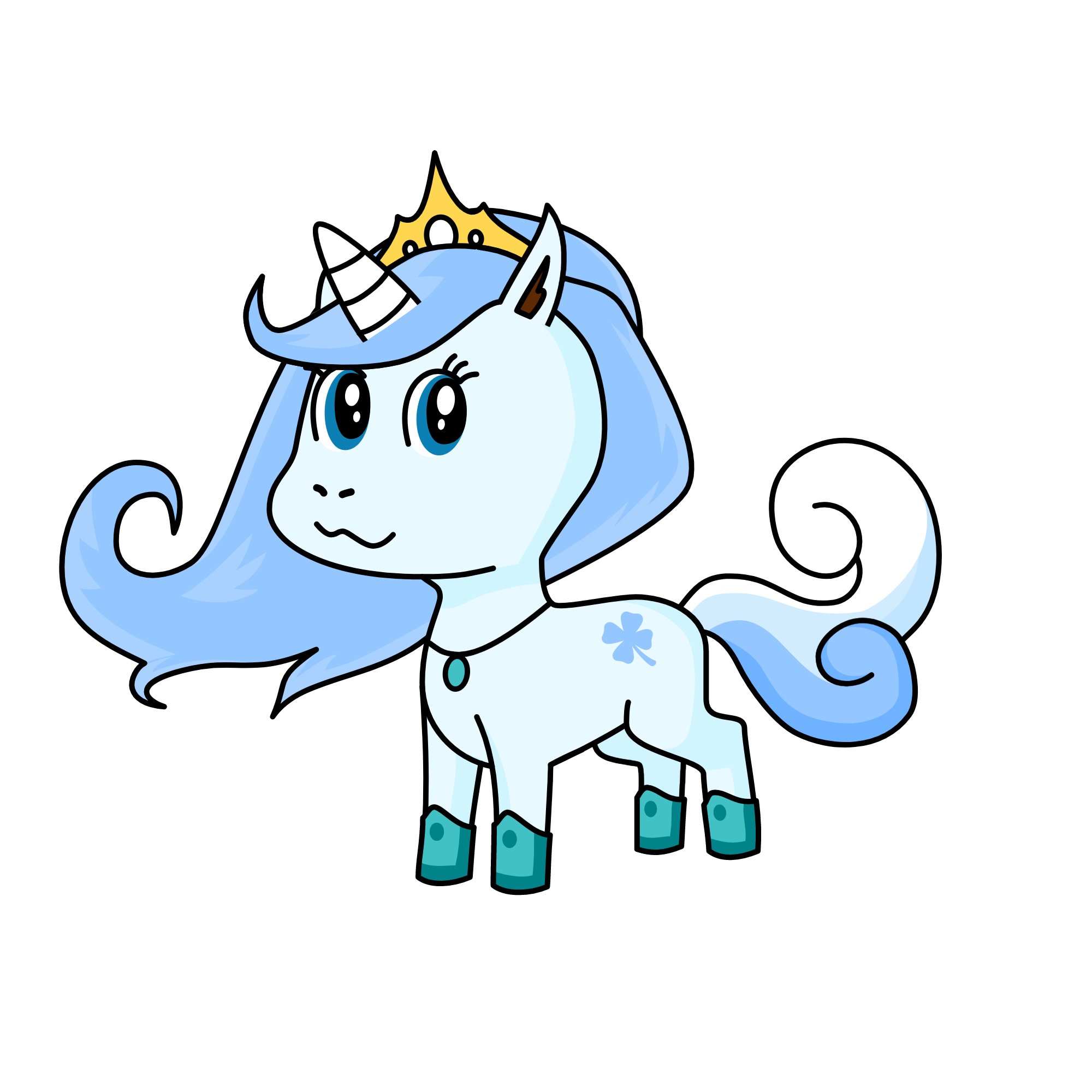 Saliste, the unicorn