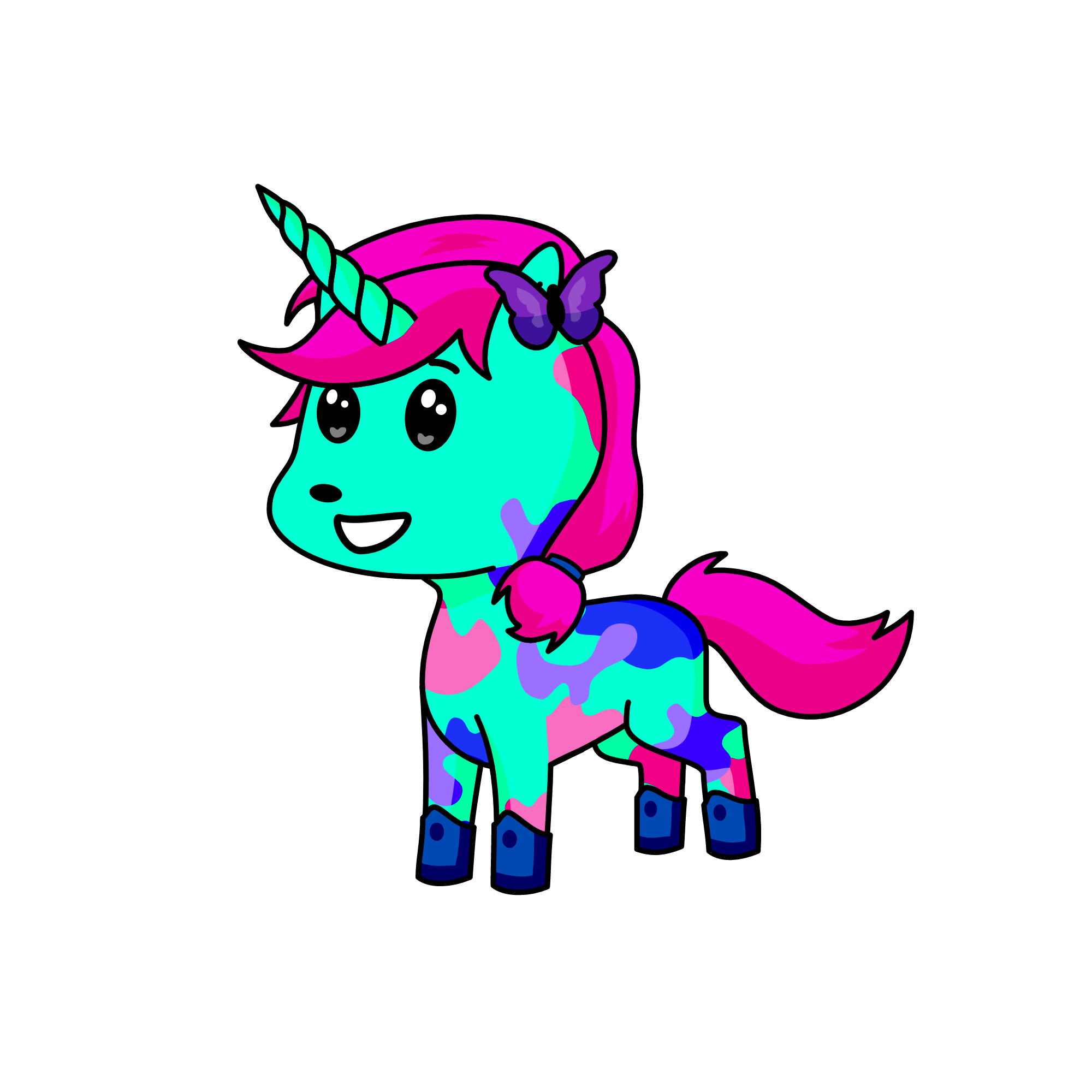 Splatter, the unicorn