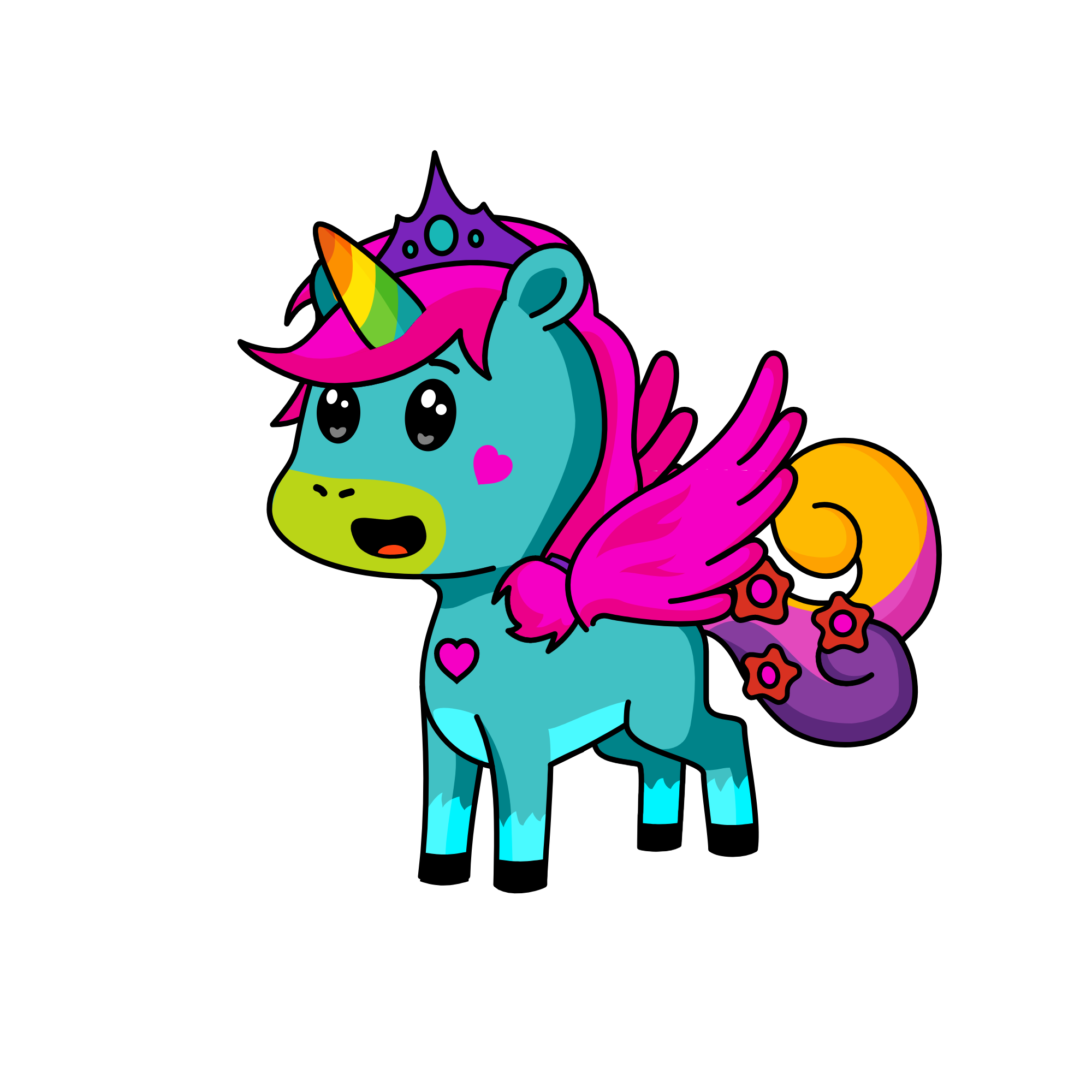 sparkles, the unicorn