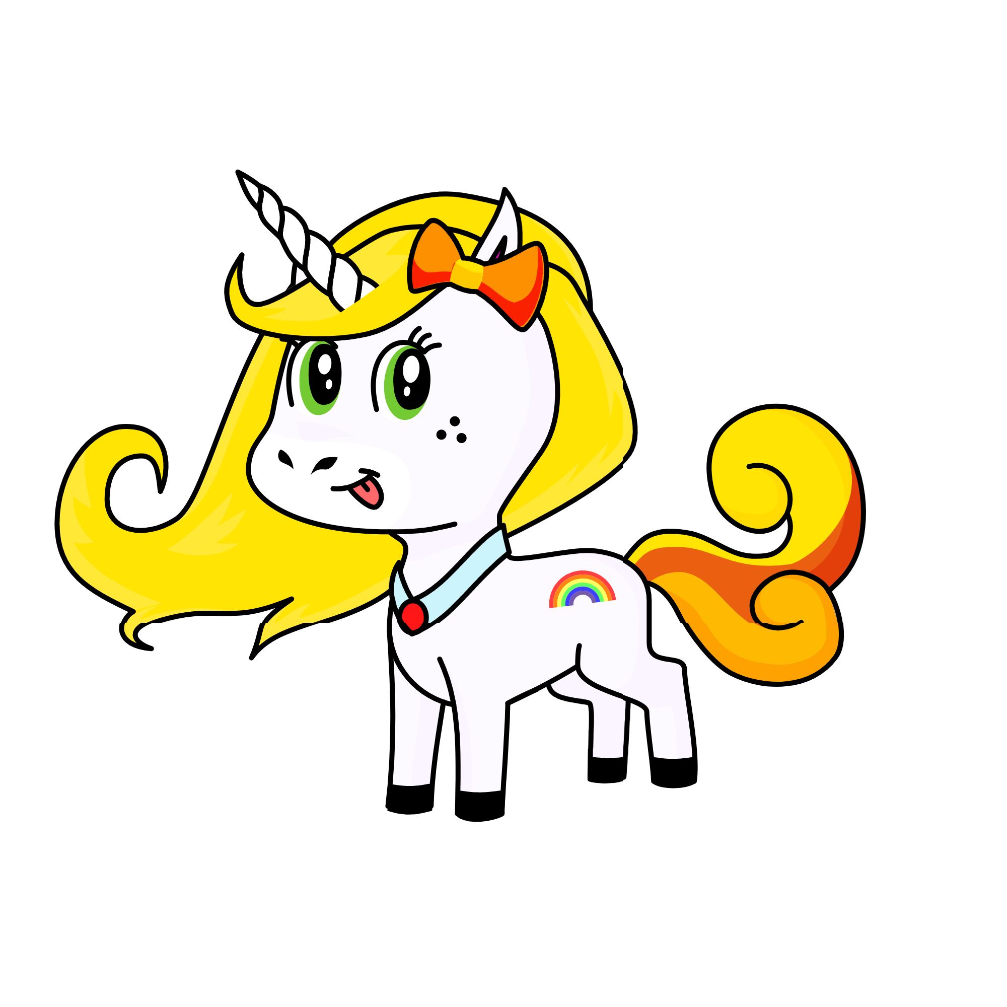 The Fancy One, the unicorn