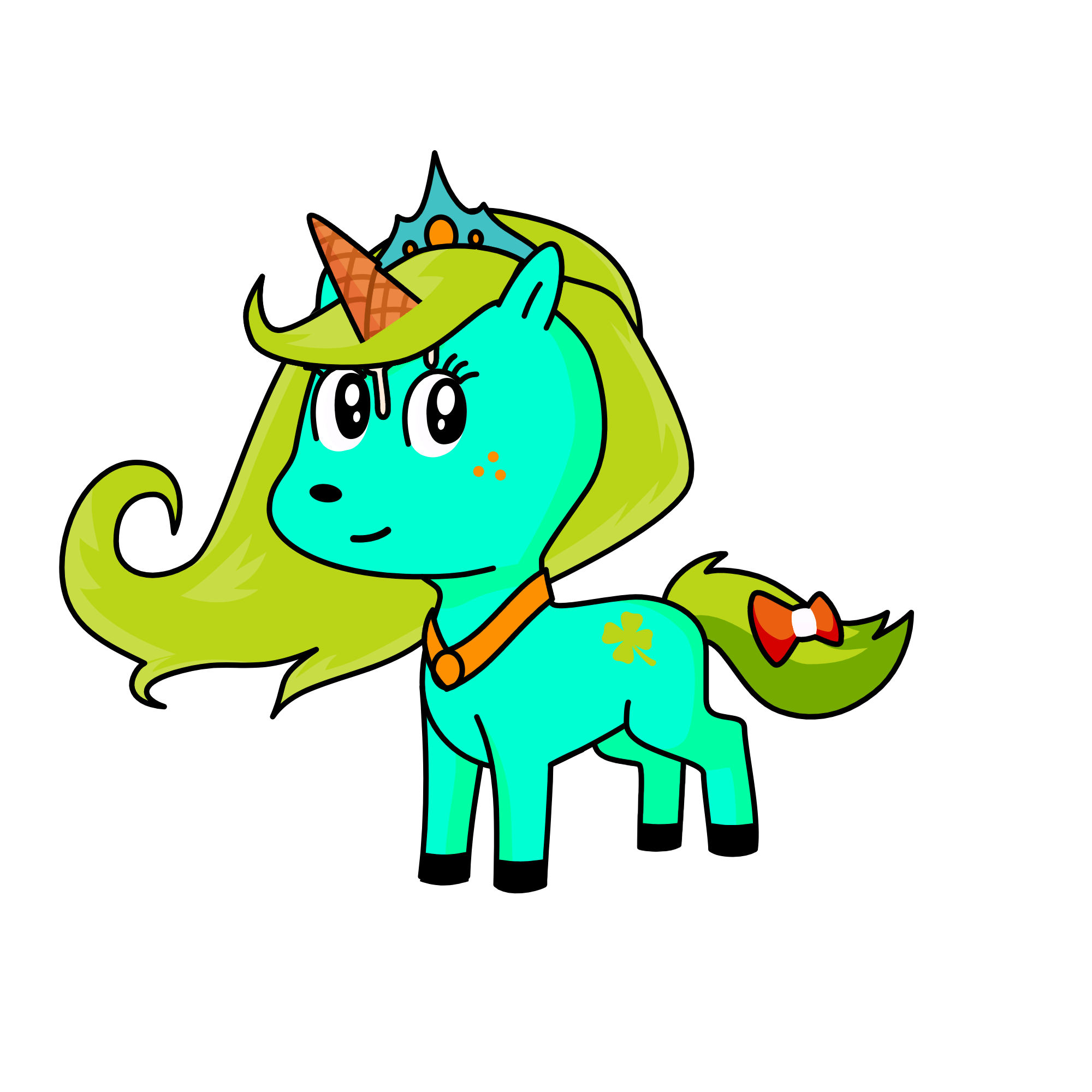 Clover, the unicorn