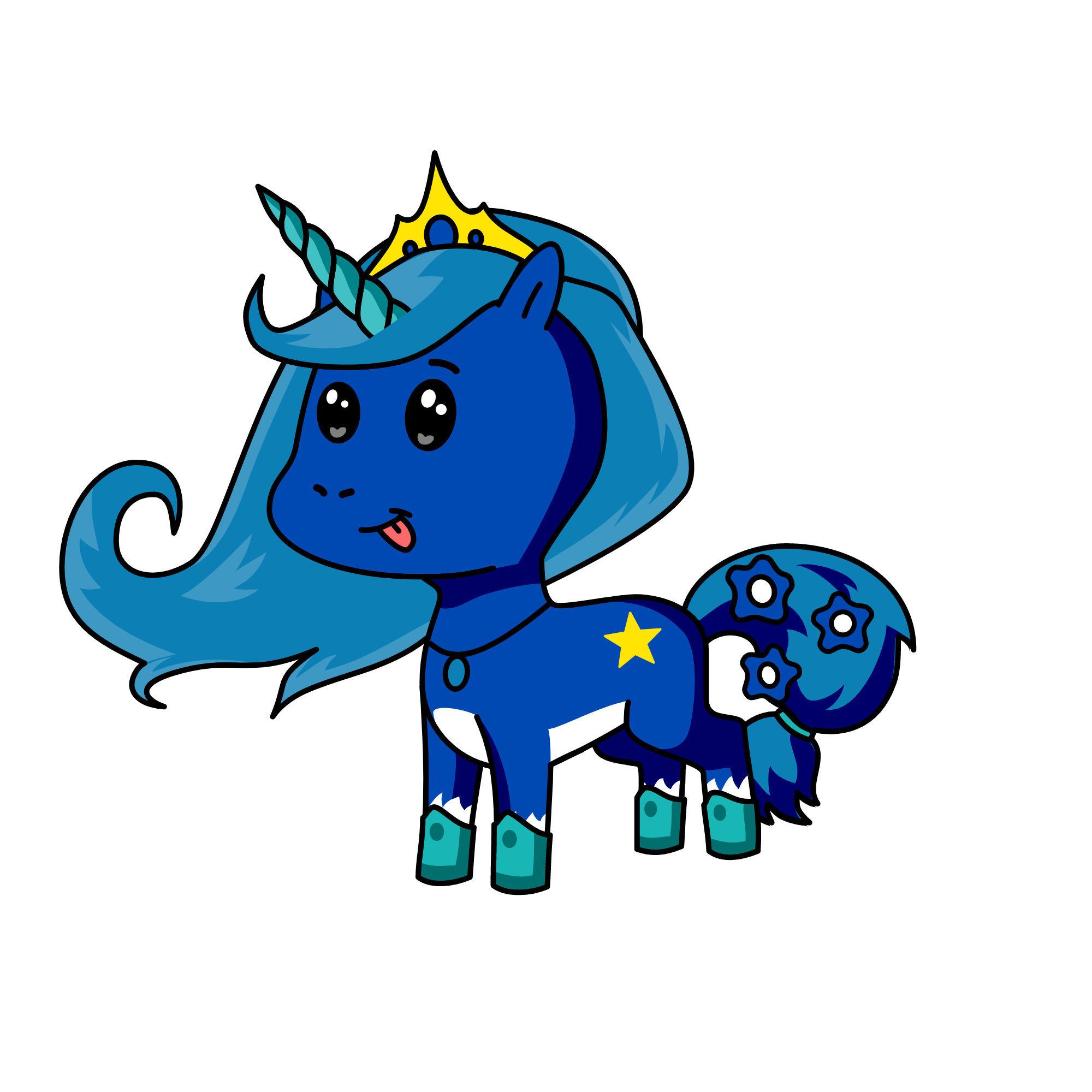 Princess Luna, the unicorn