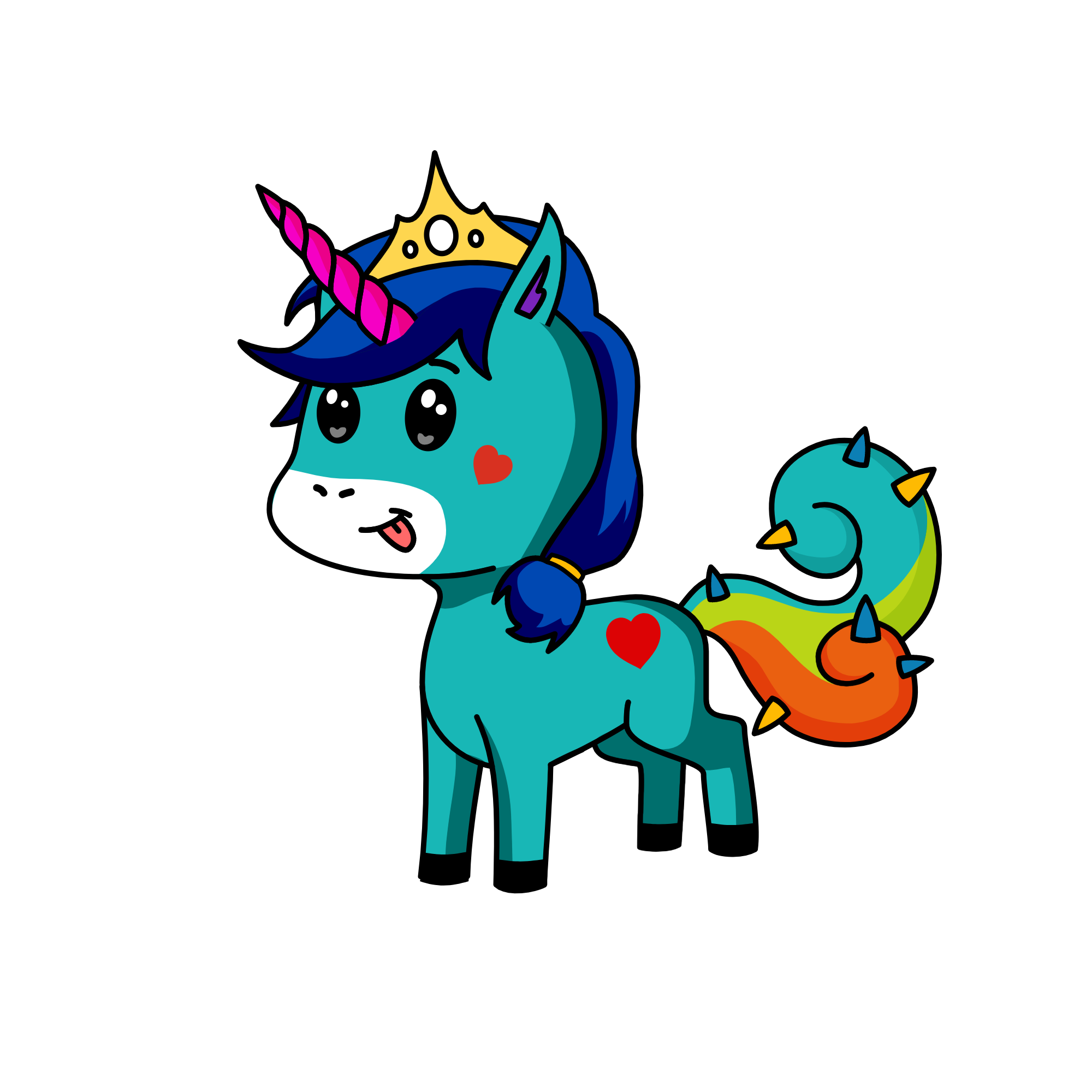 Queen, the unicorn