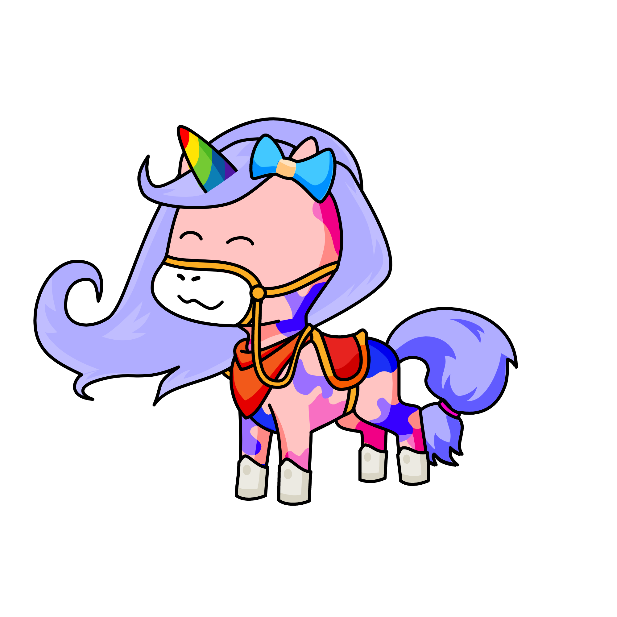 Winter, the unicorn
