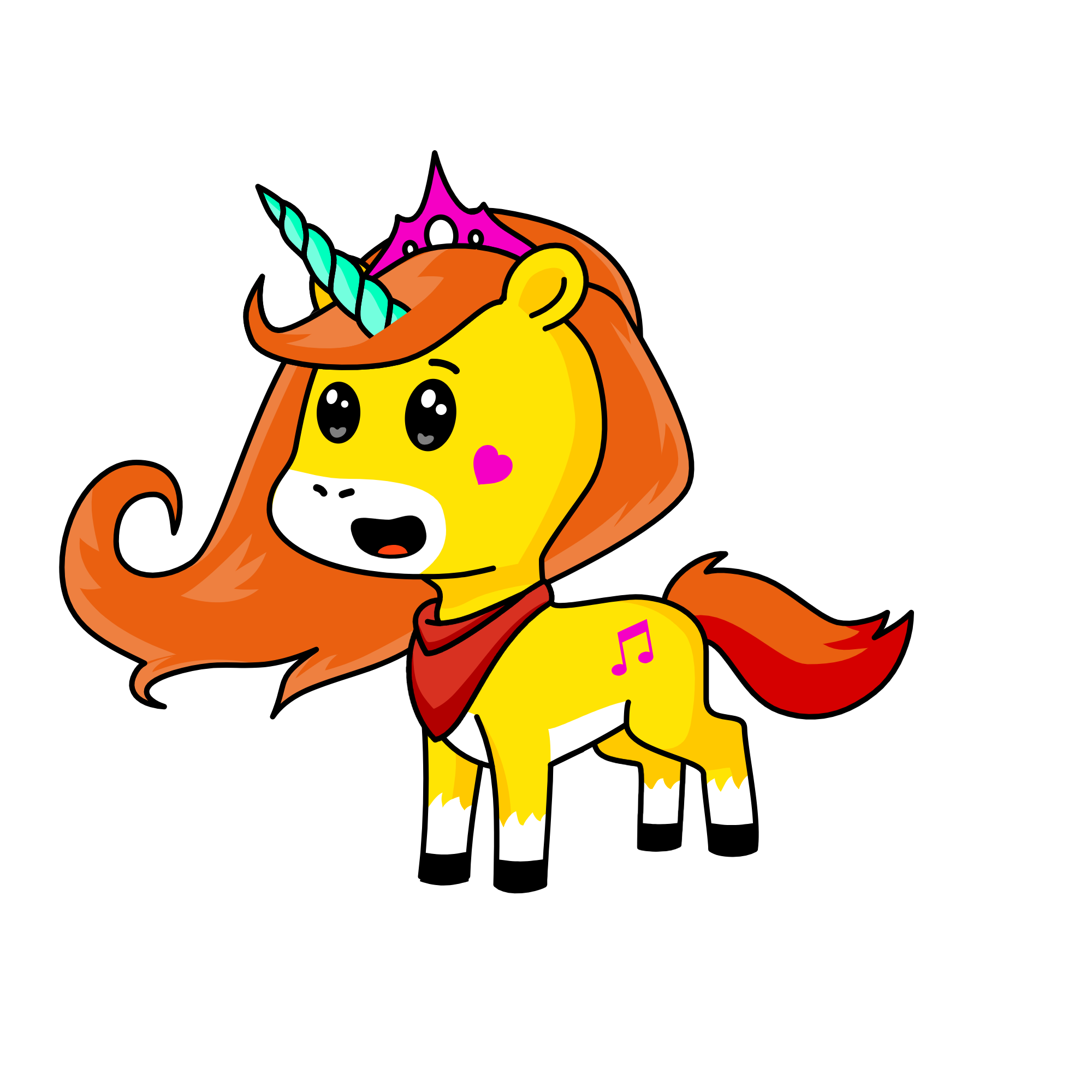 vriyitos arcoiris, the unicorn