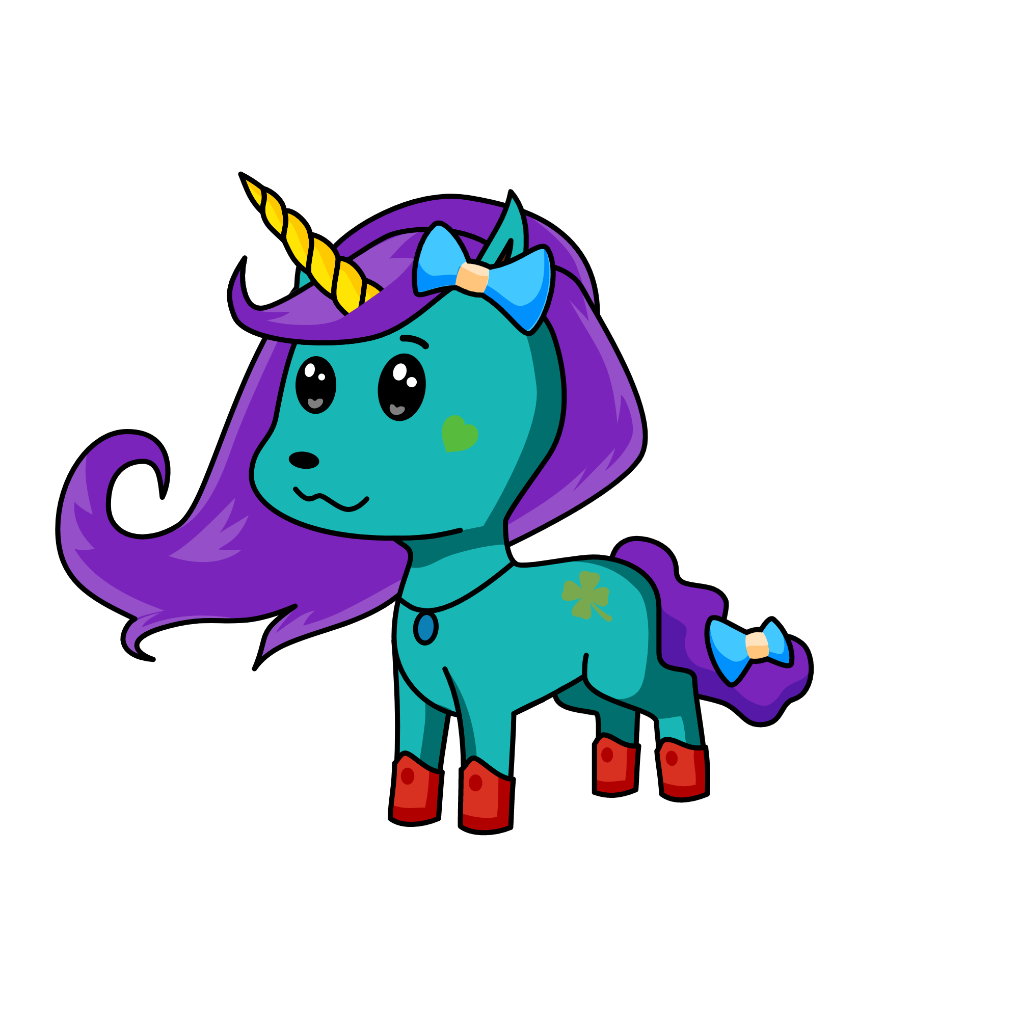 baby Di., the unicorn