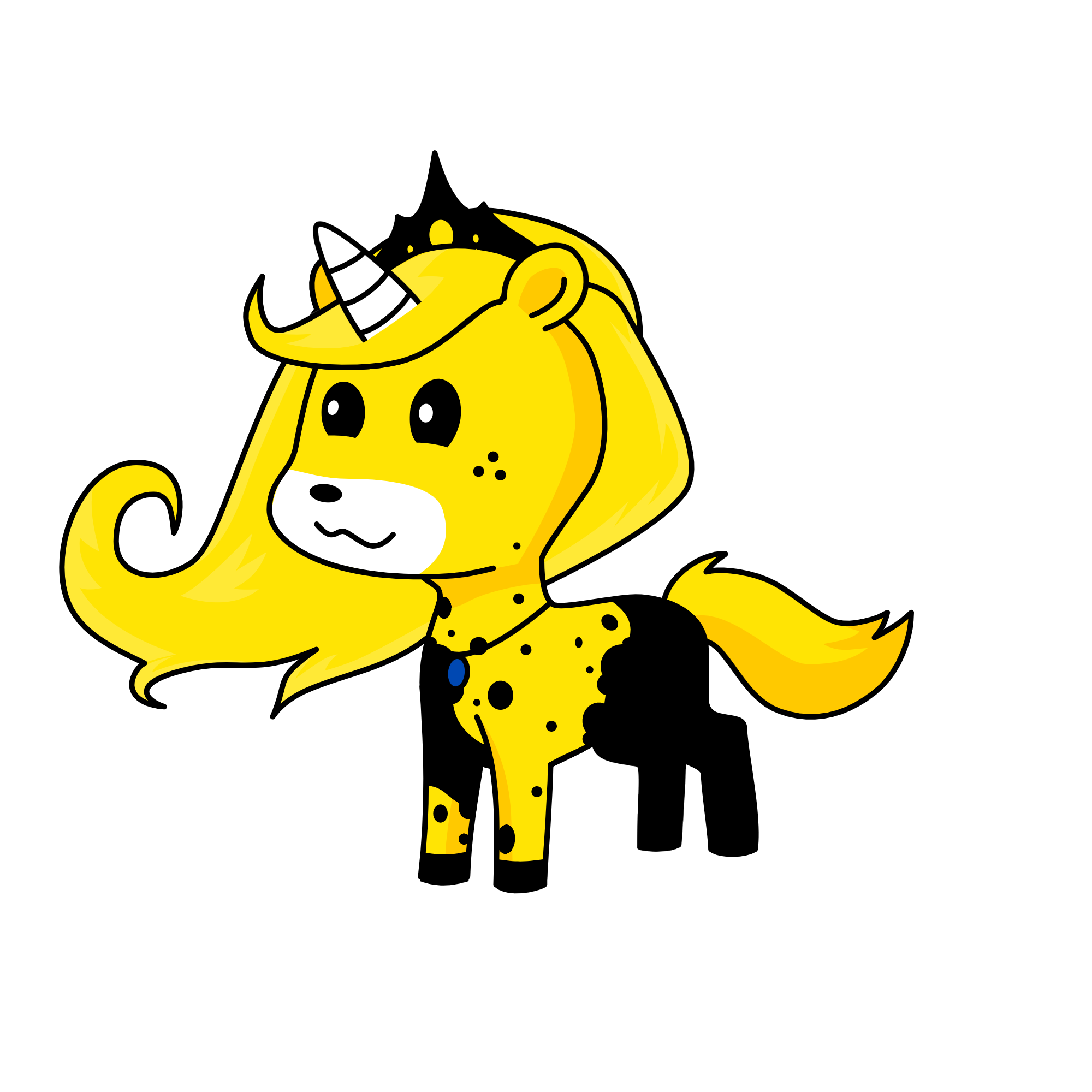 Gold-Ink, the unicorn