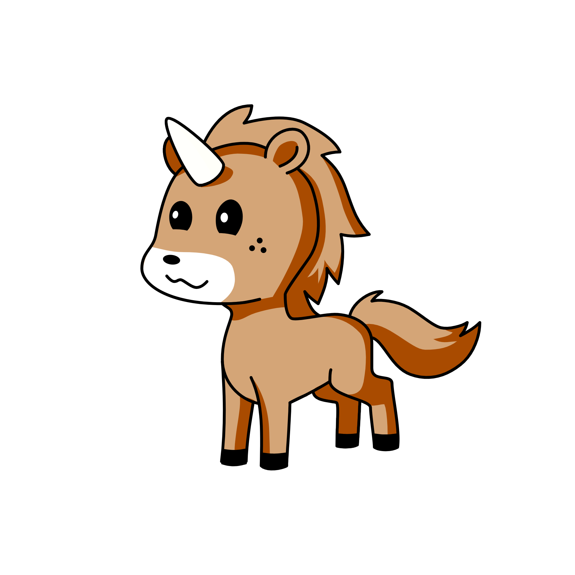 Bear, the unicorn