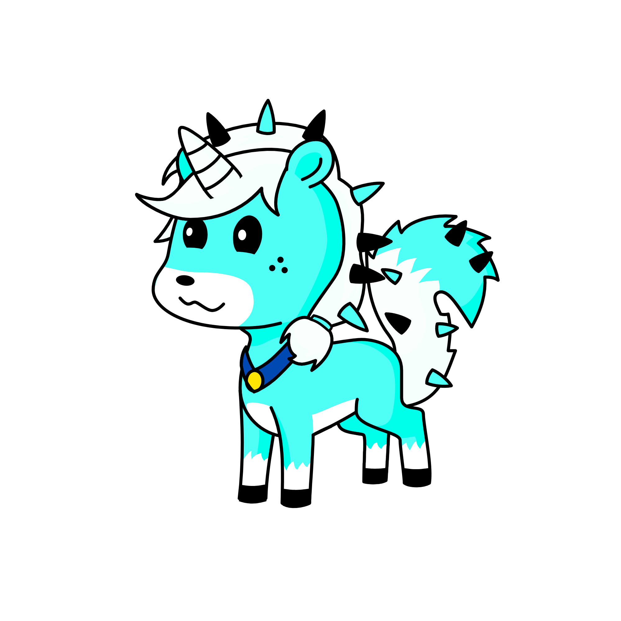 Crystal, the unicorn