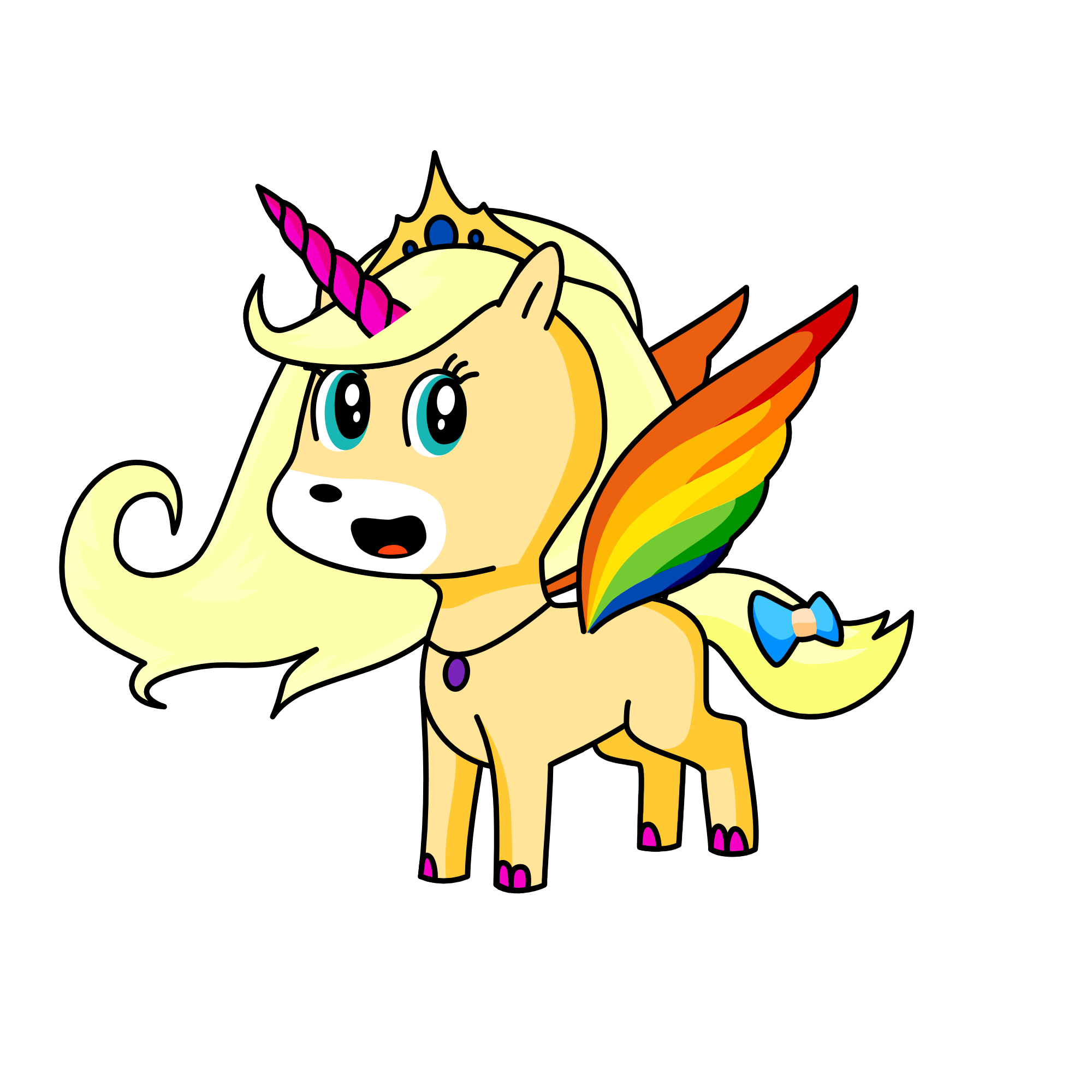 Barbie, the unicorn
