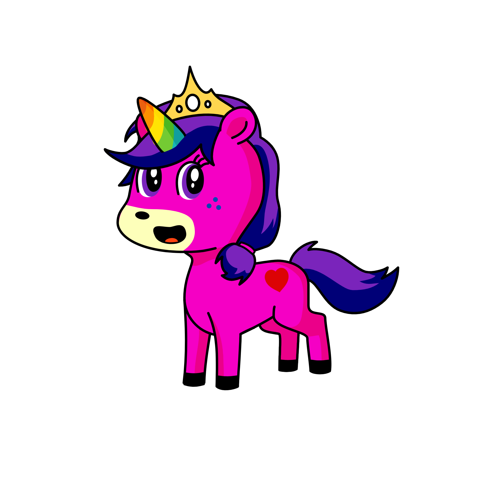 queen Skyler, the unicorn