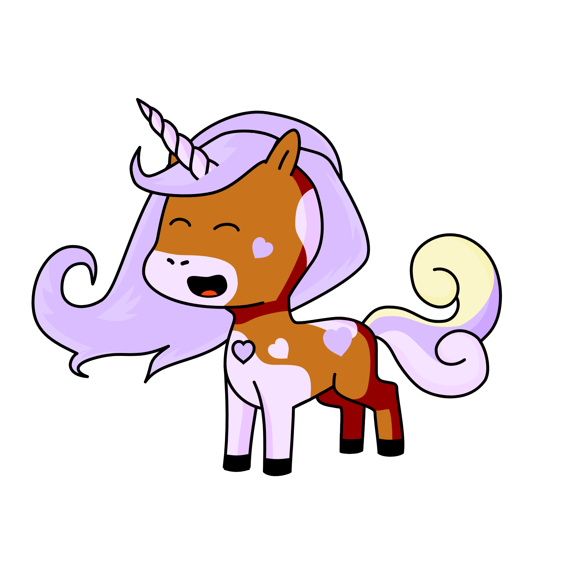 Perple cotton candy :), the unicorn