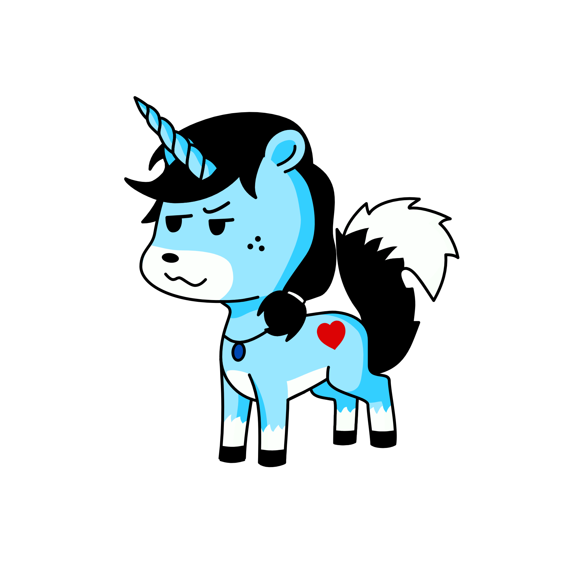 The legend Player, the unicorn