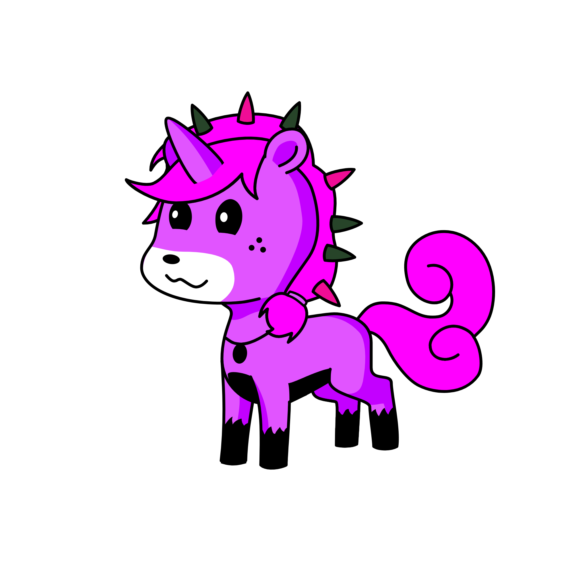 Dark starlight, the unicorn