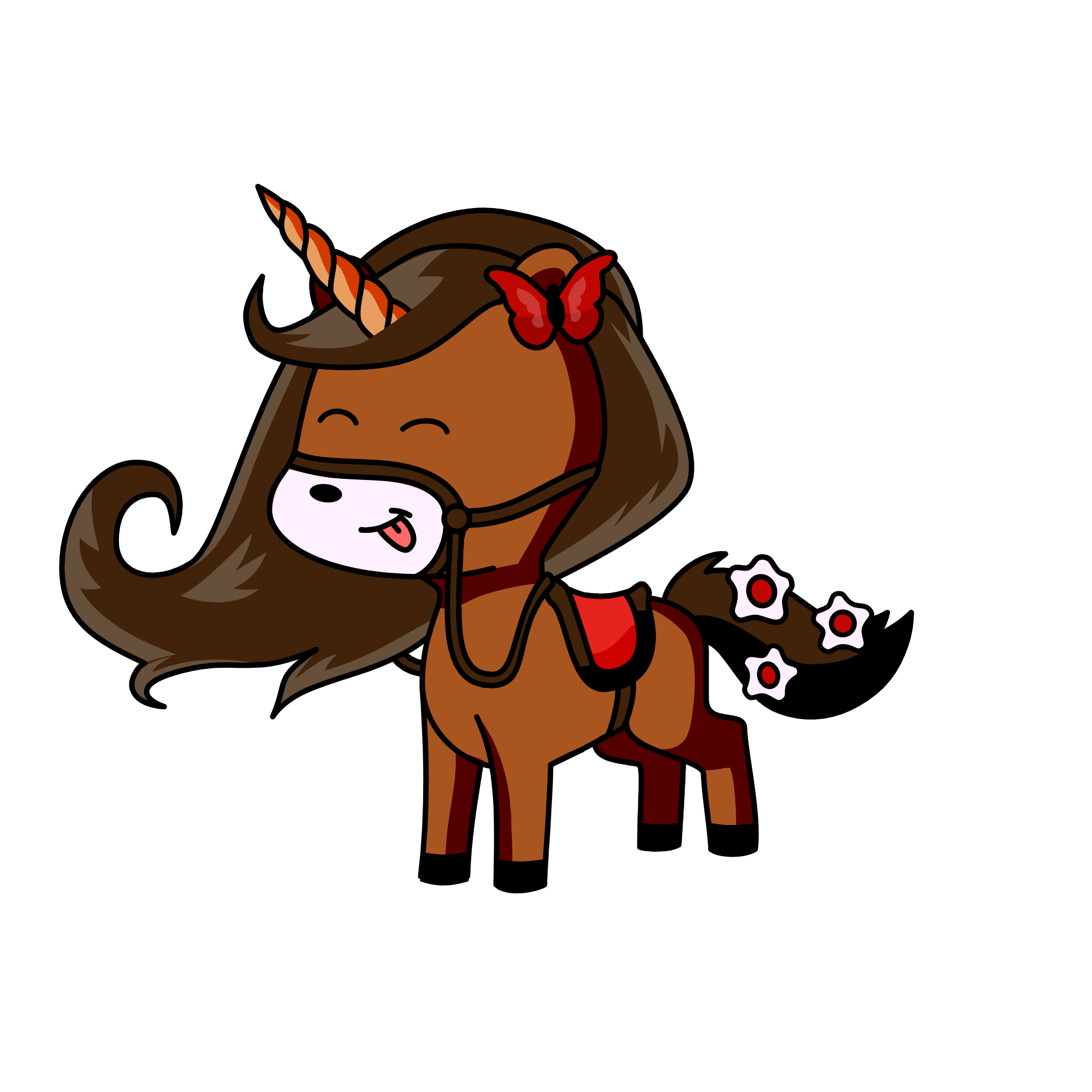 Rudoughs Sister!, the unicorn