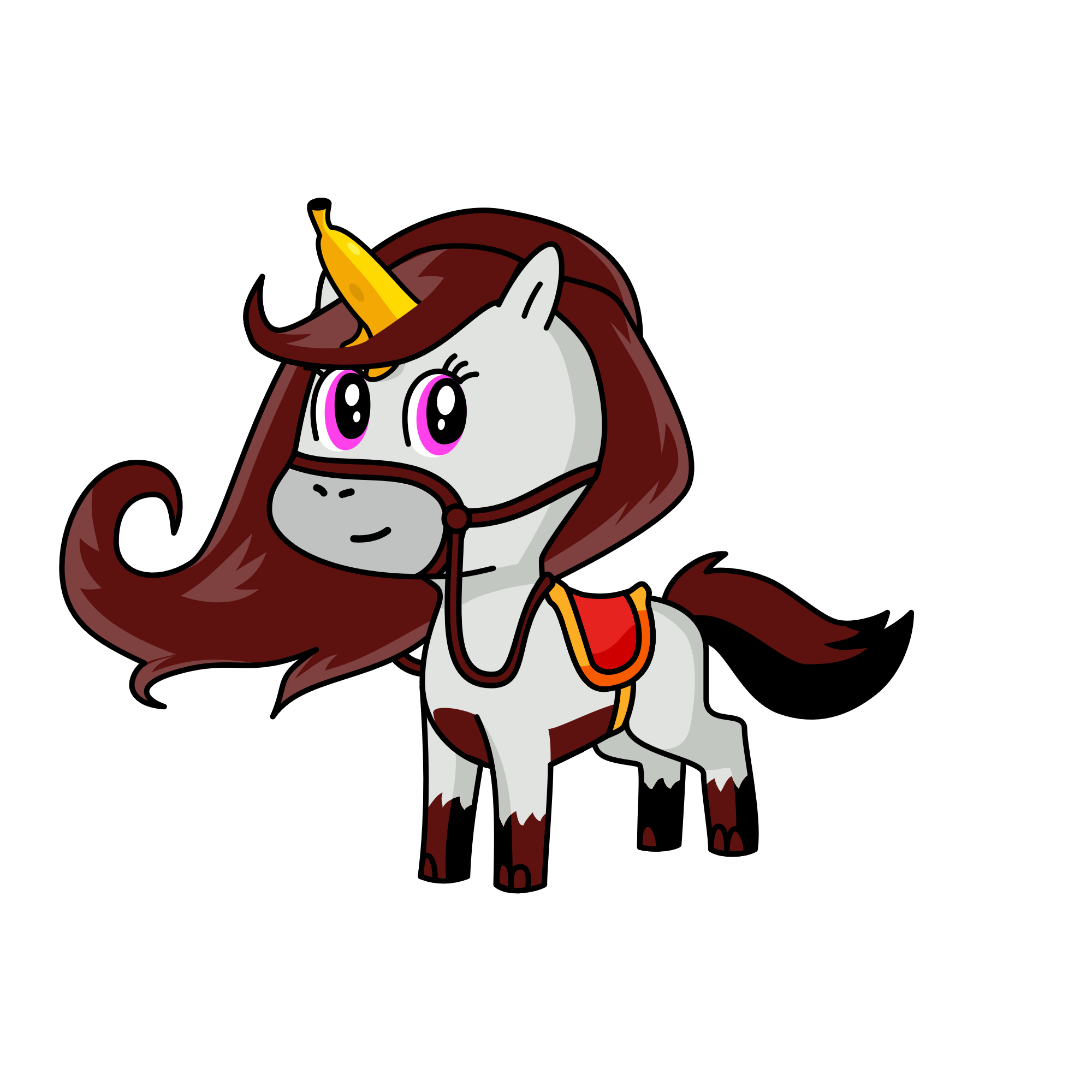 -I'M-NOT-A-REAL-UNICORN-, the unicorn