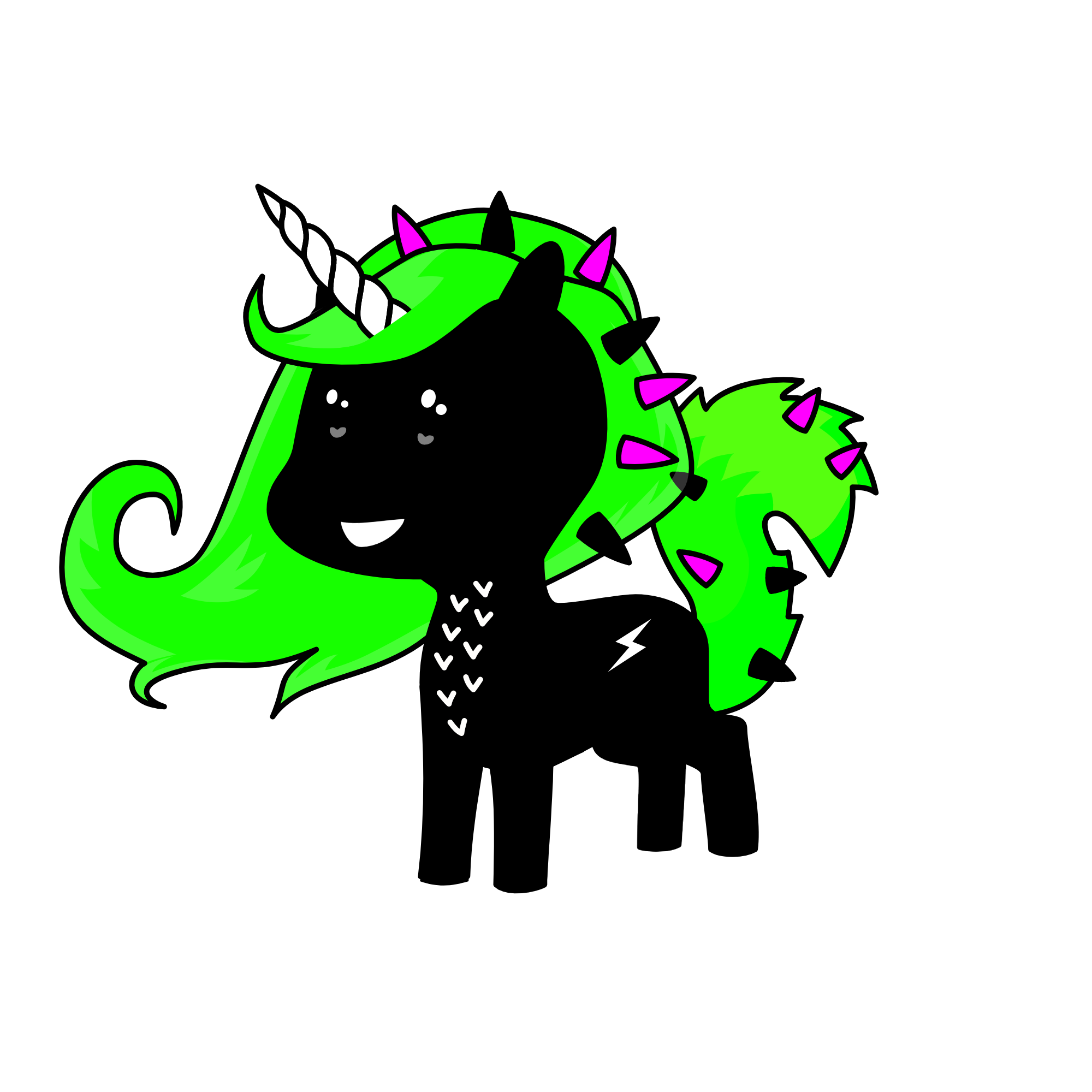 punkybruister, the unicorn
