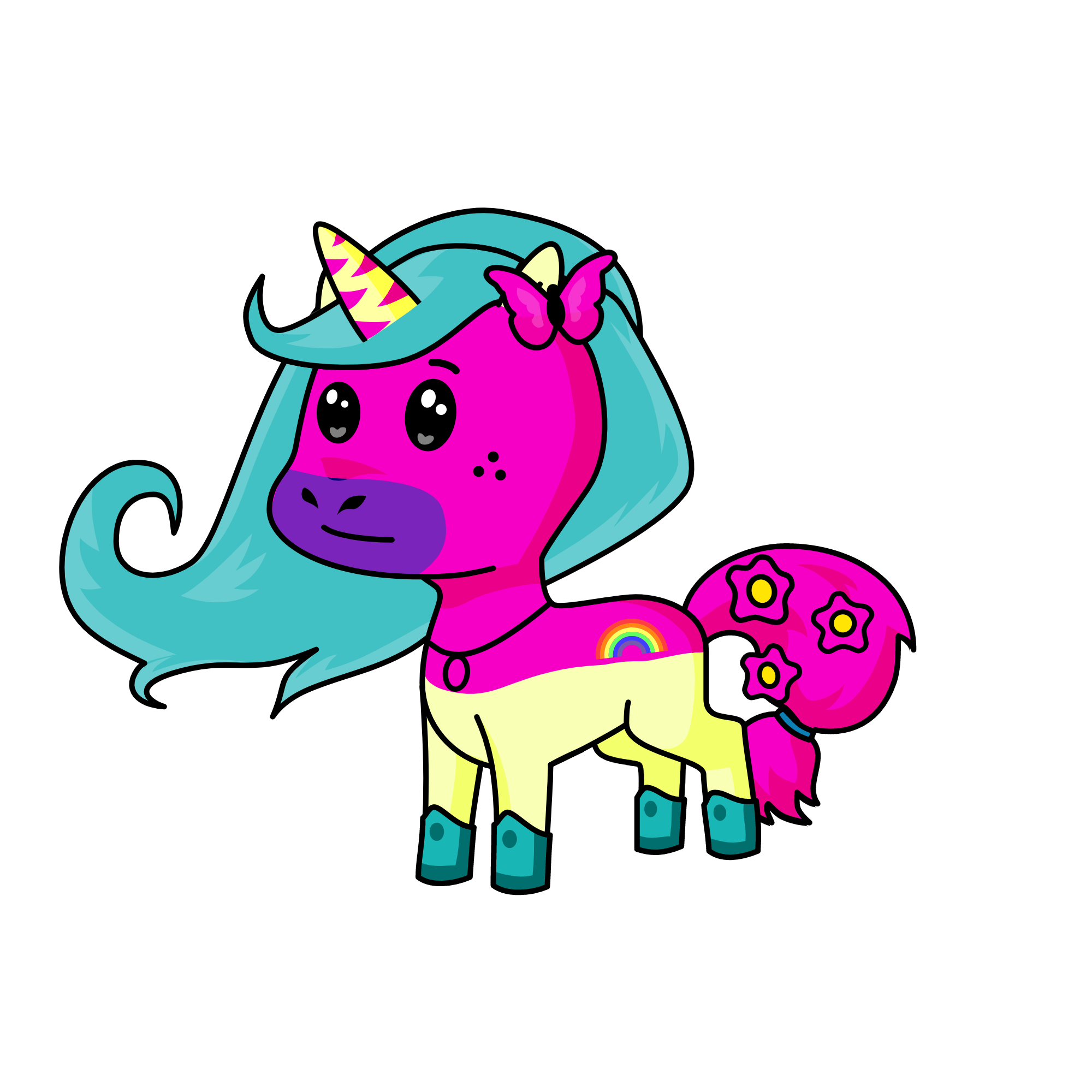 macaroni corn, the unicorn