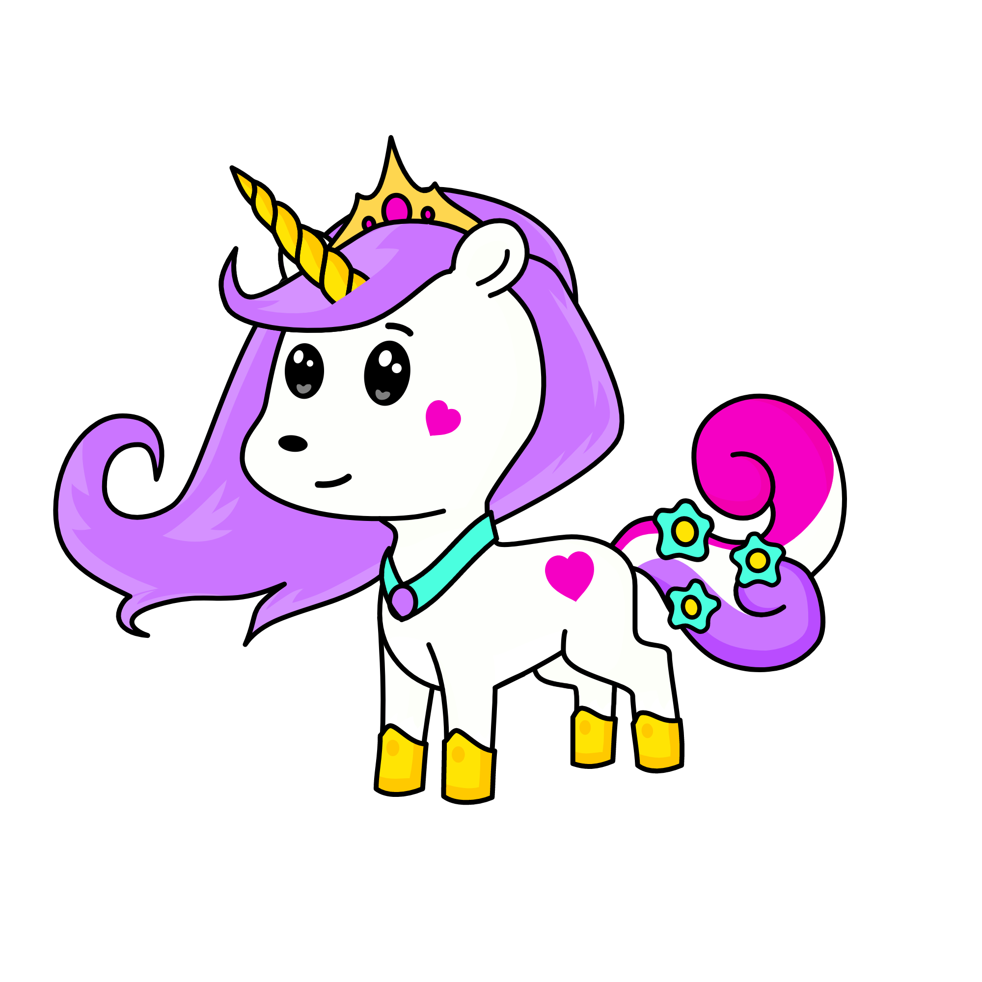 the queen of galaxy\lanar, the unicorn
