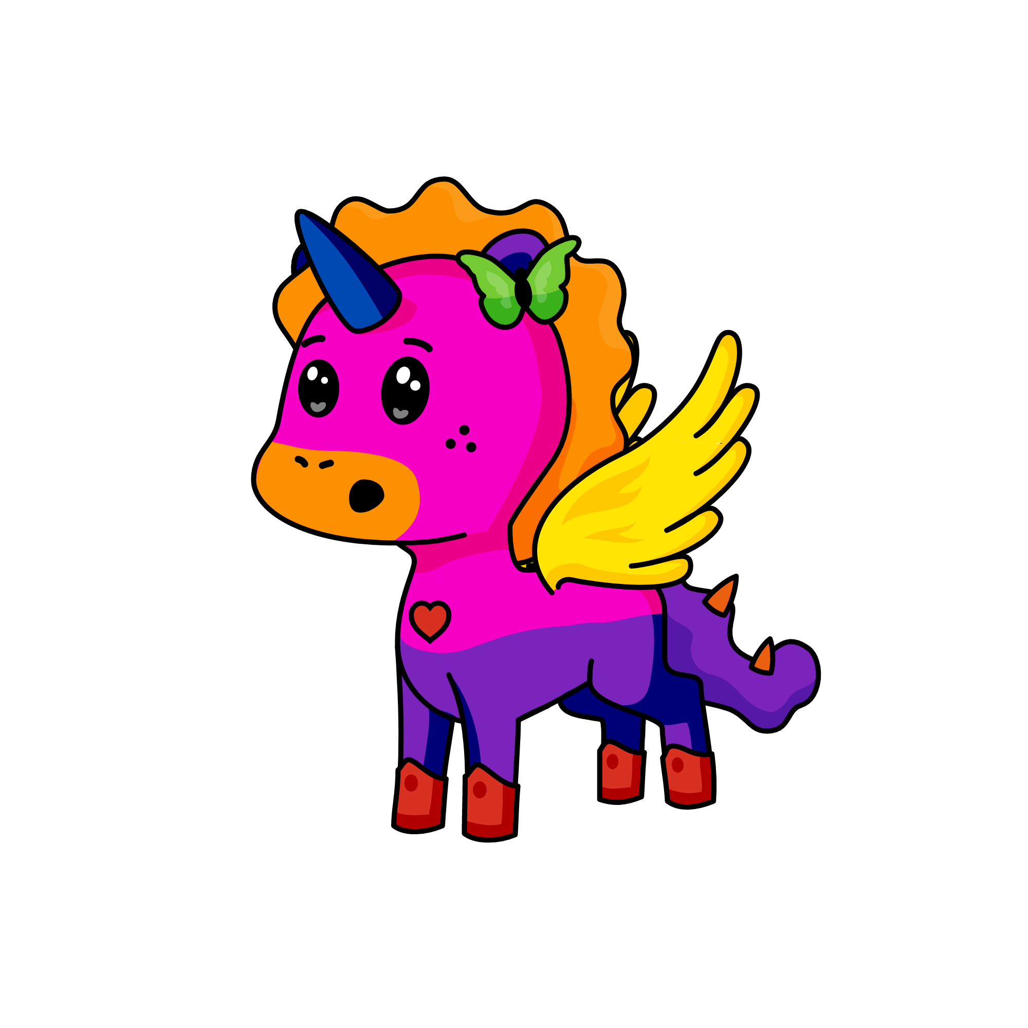 Trynad, the unicorn