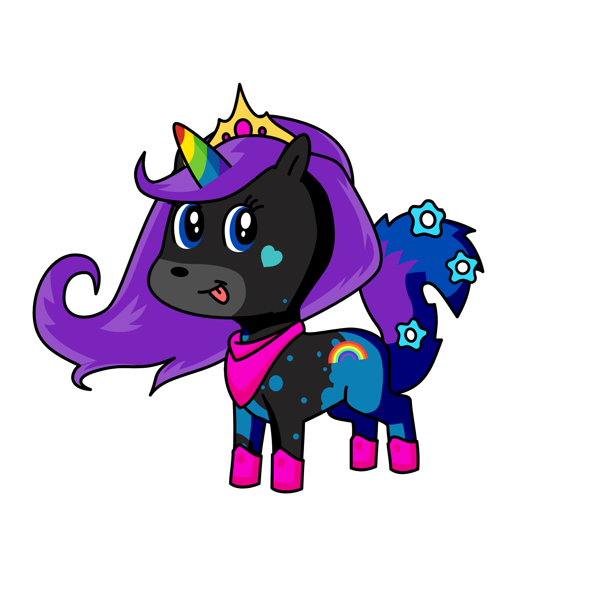 voo voo, the unicorn