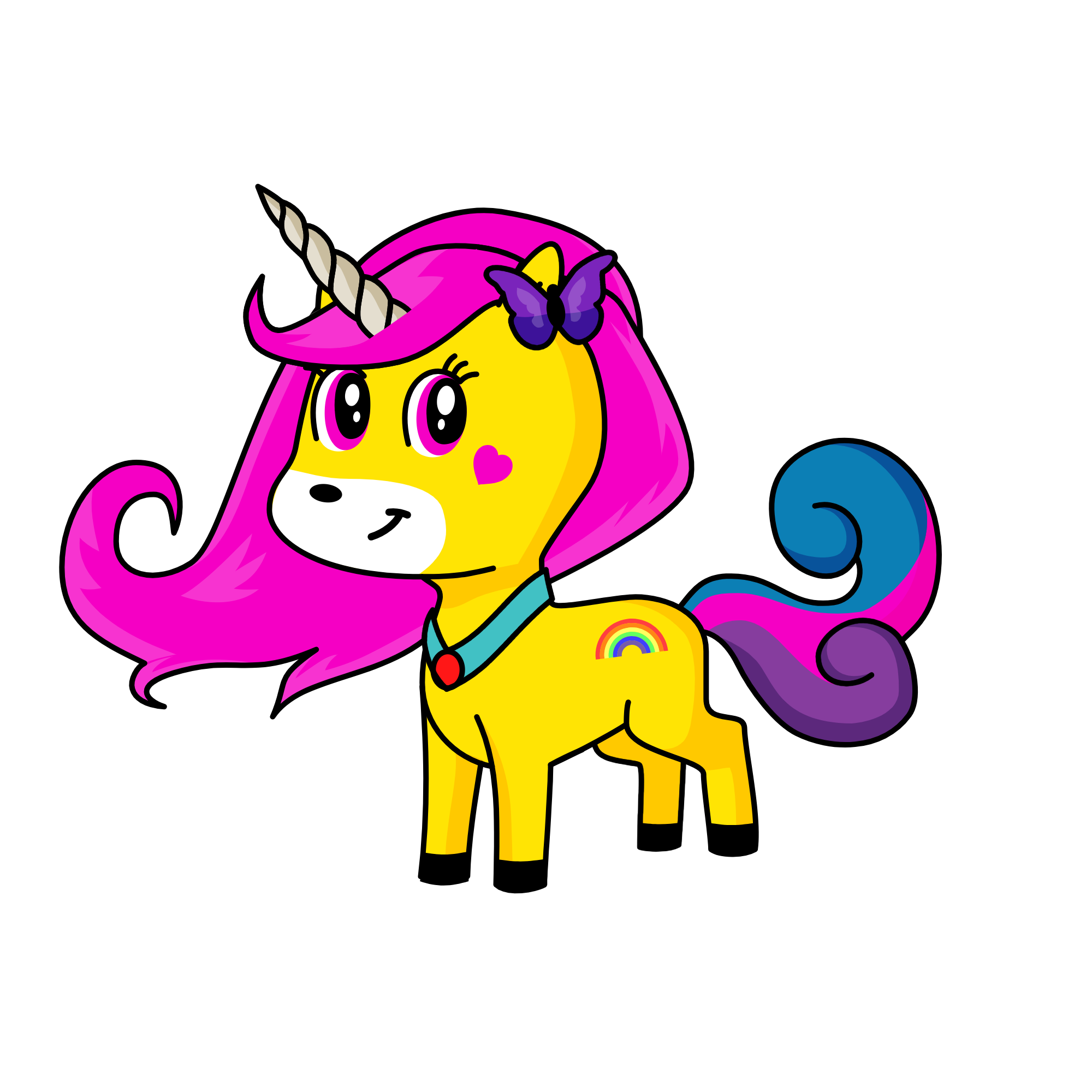 Snowy, the unicorn