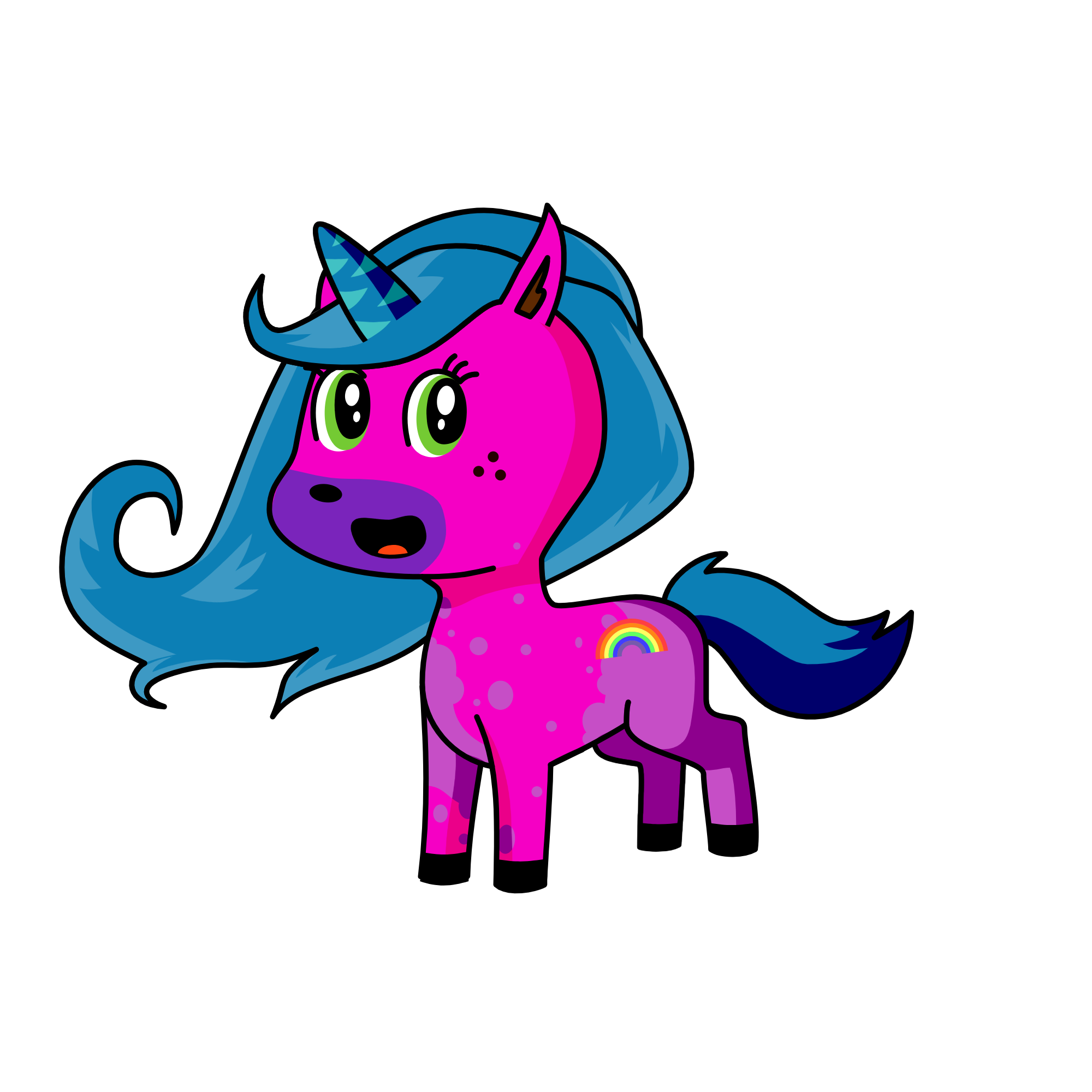 colors, the unicorn