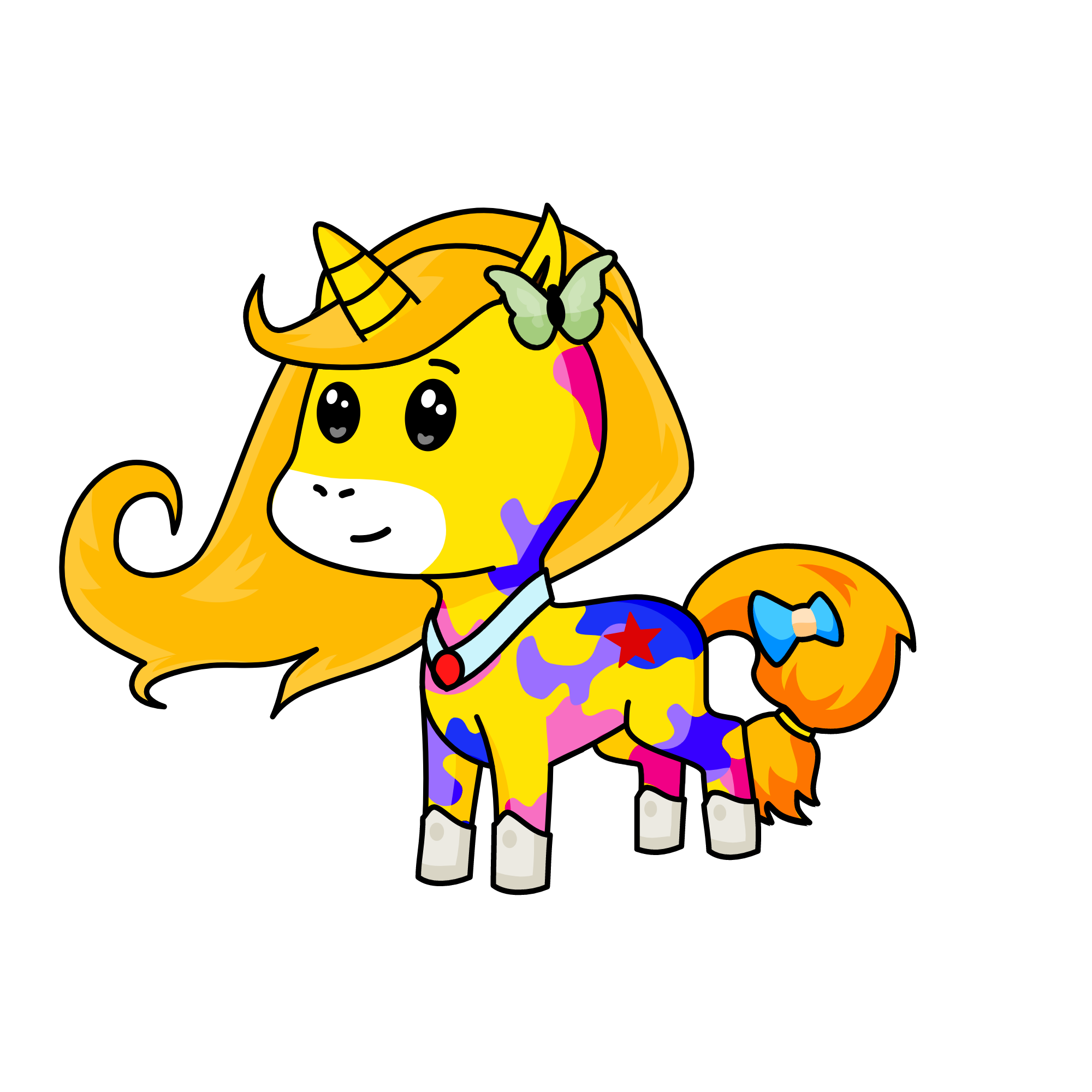 Sunny, the unicorn