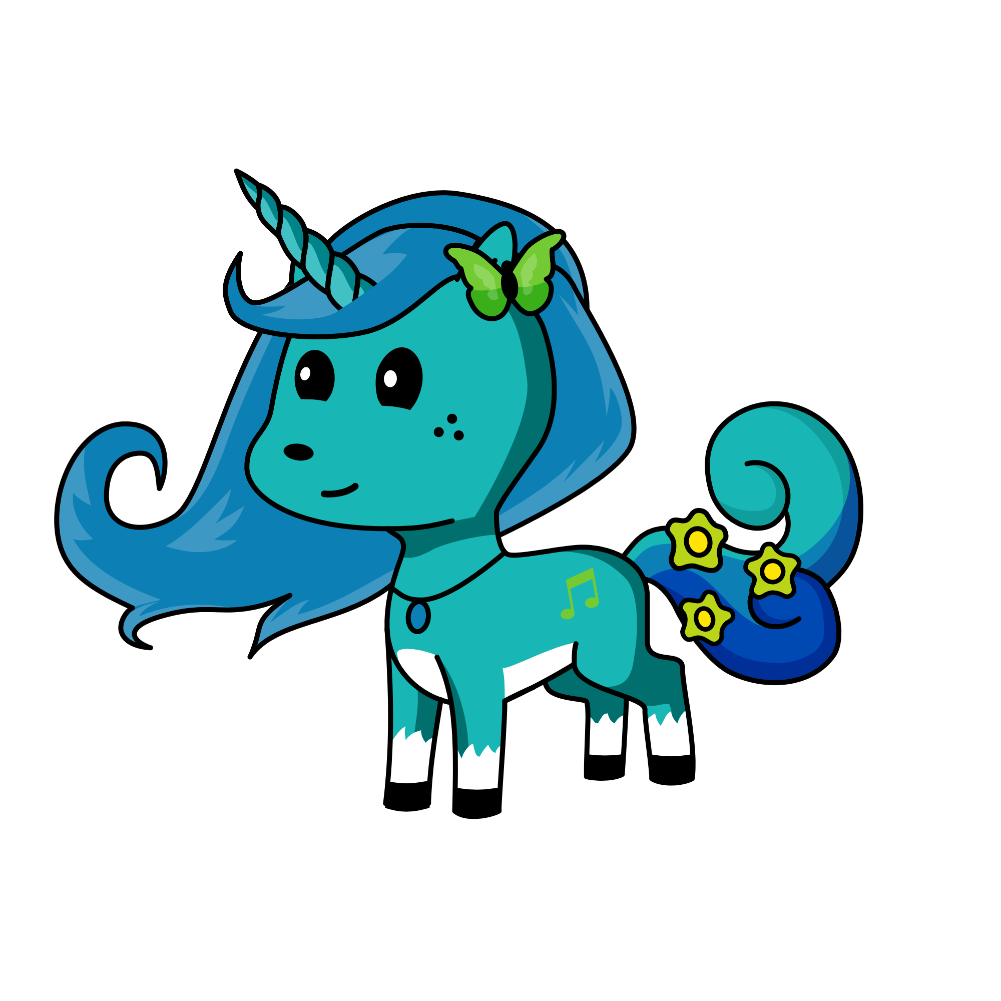 Aquarmine, the unicorn