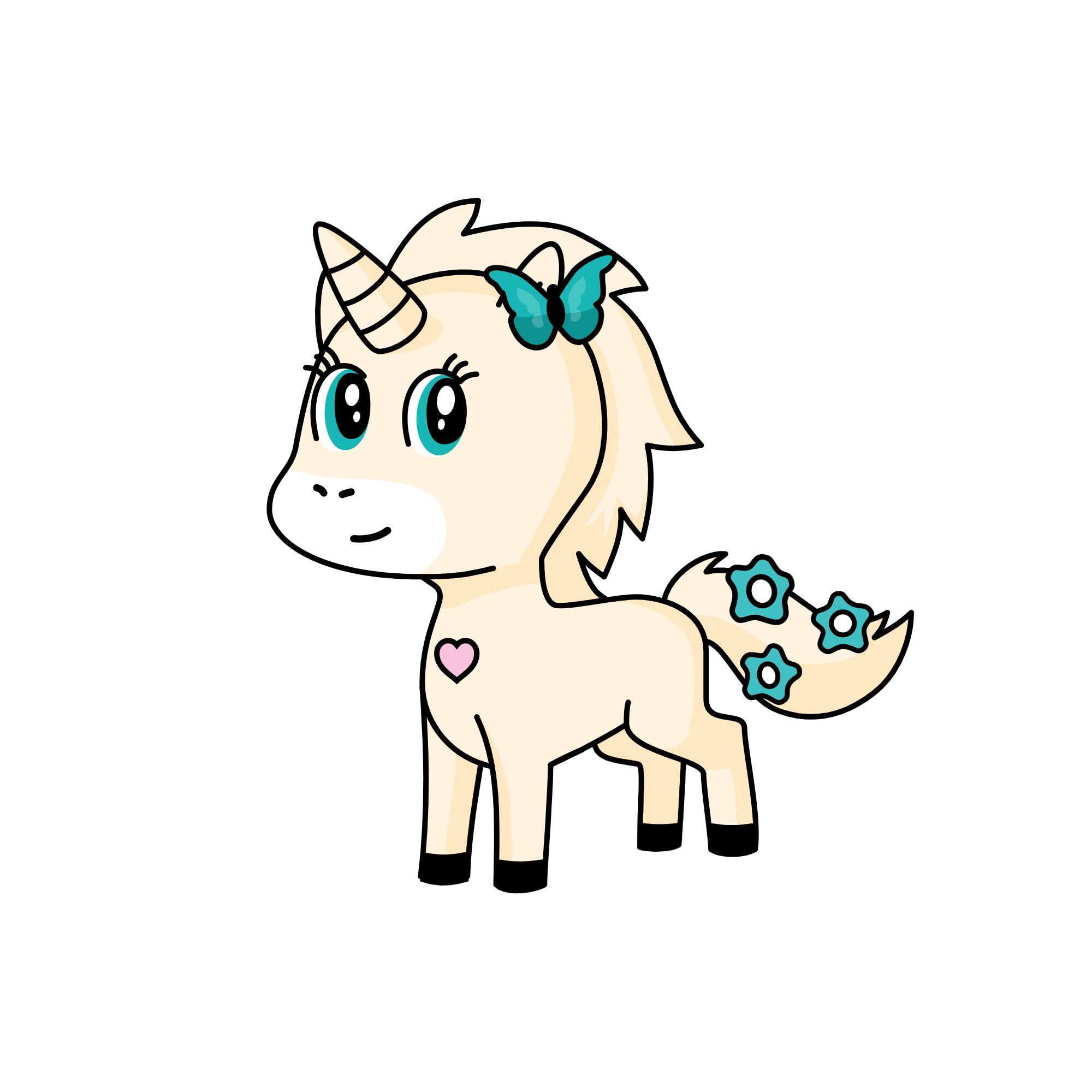 peachy, the unicorn