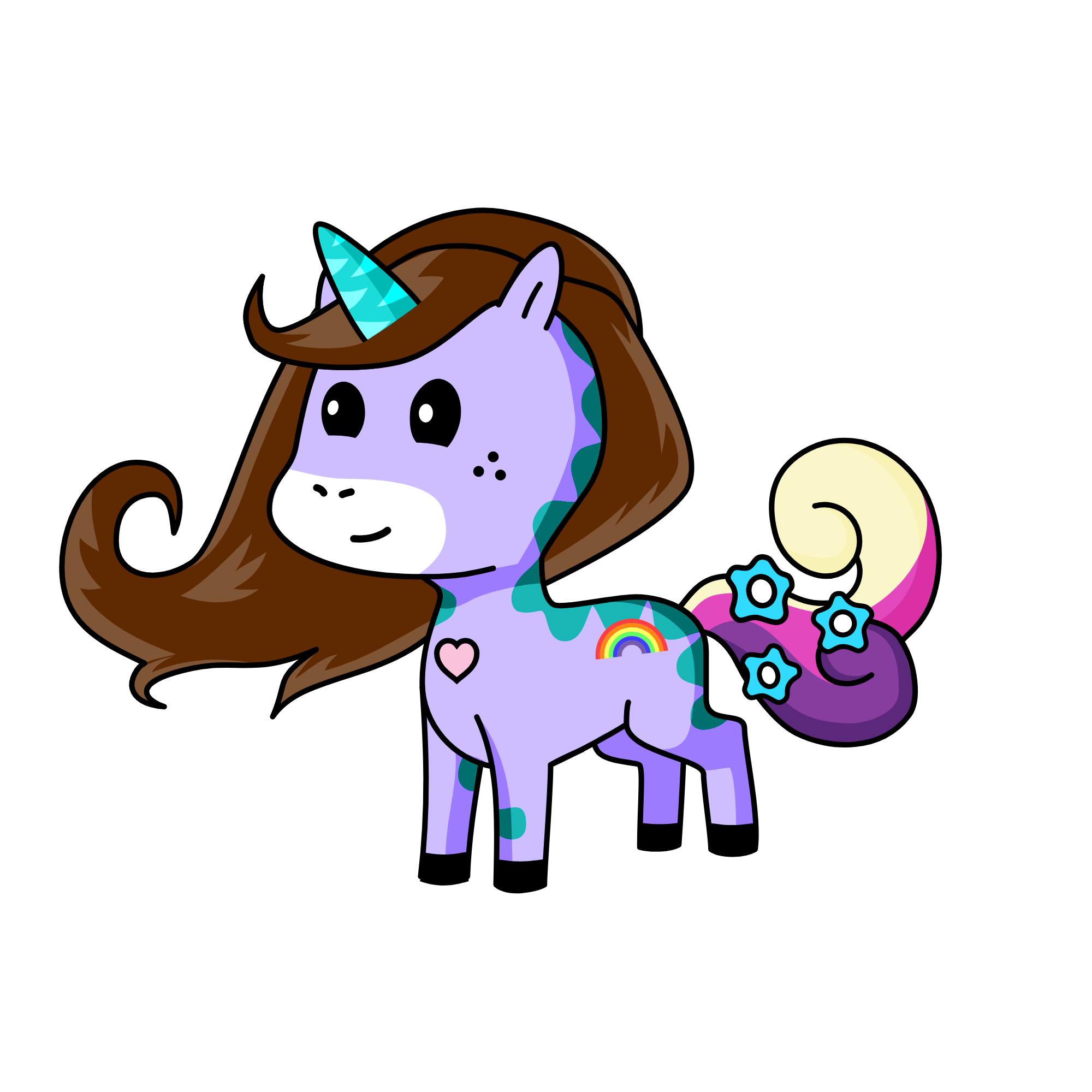 Cutey~, the unicorn