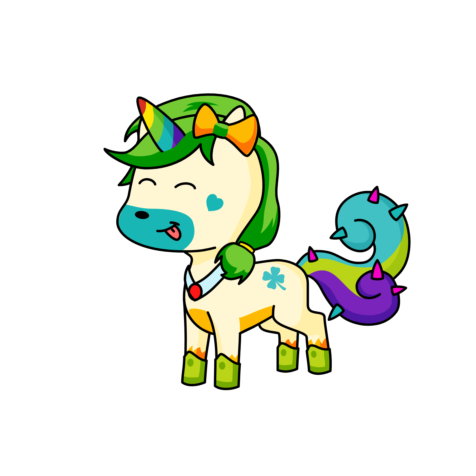 Pont, the unicorn